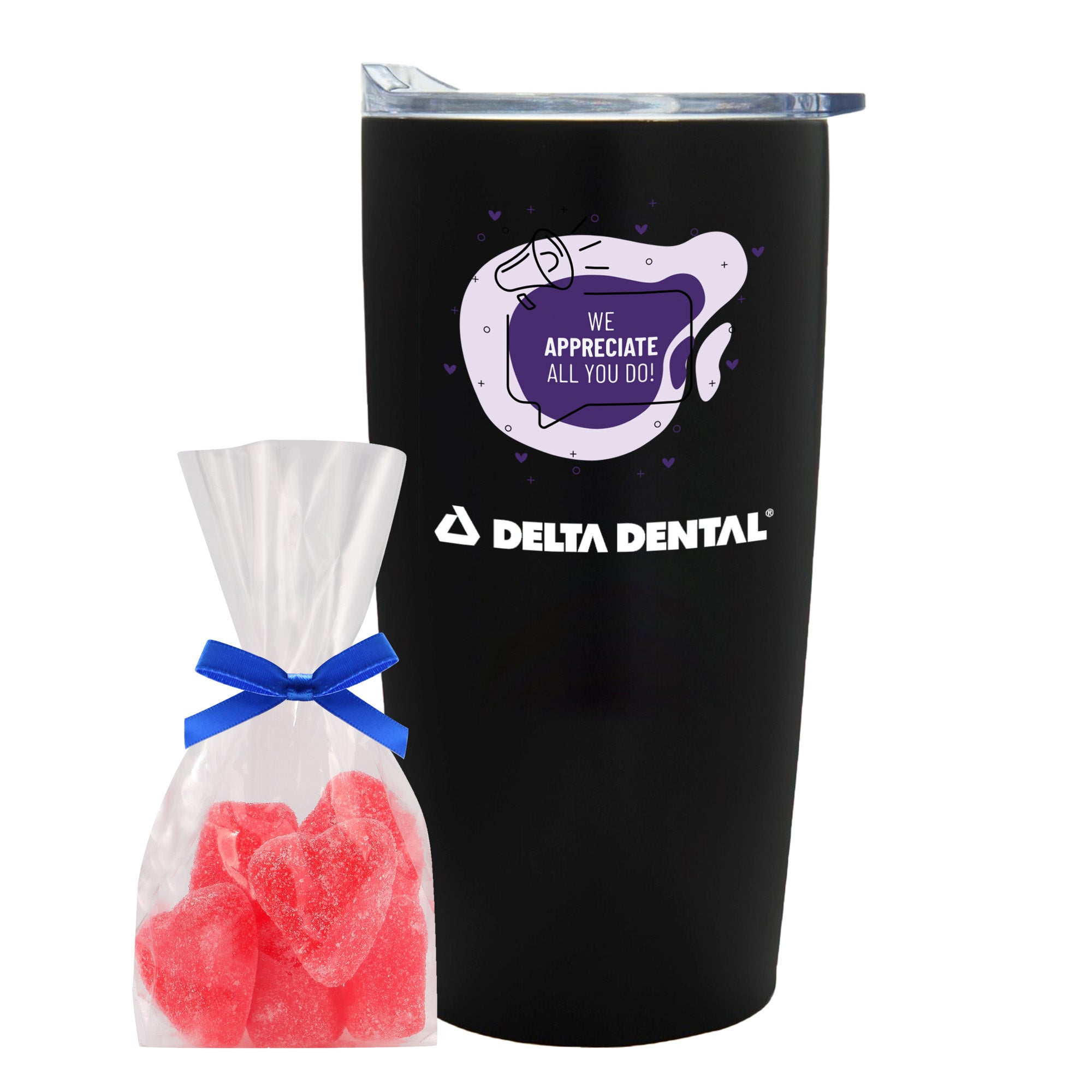 Valentine's 20 oz Straight Wall Tumbler w/ Plastic Liner with Fills