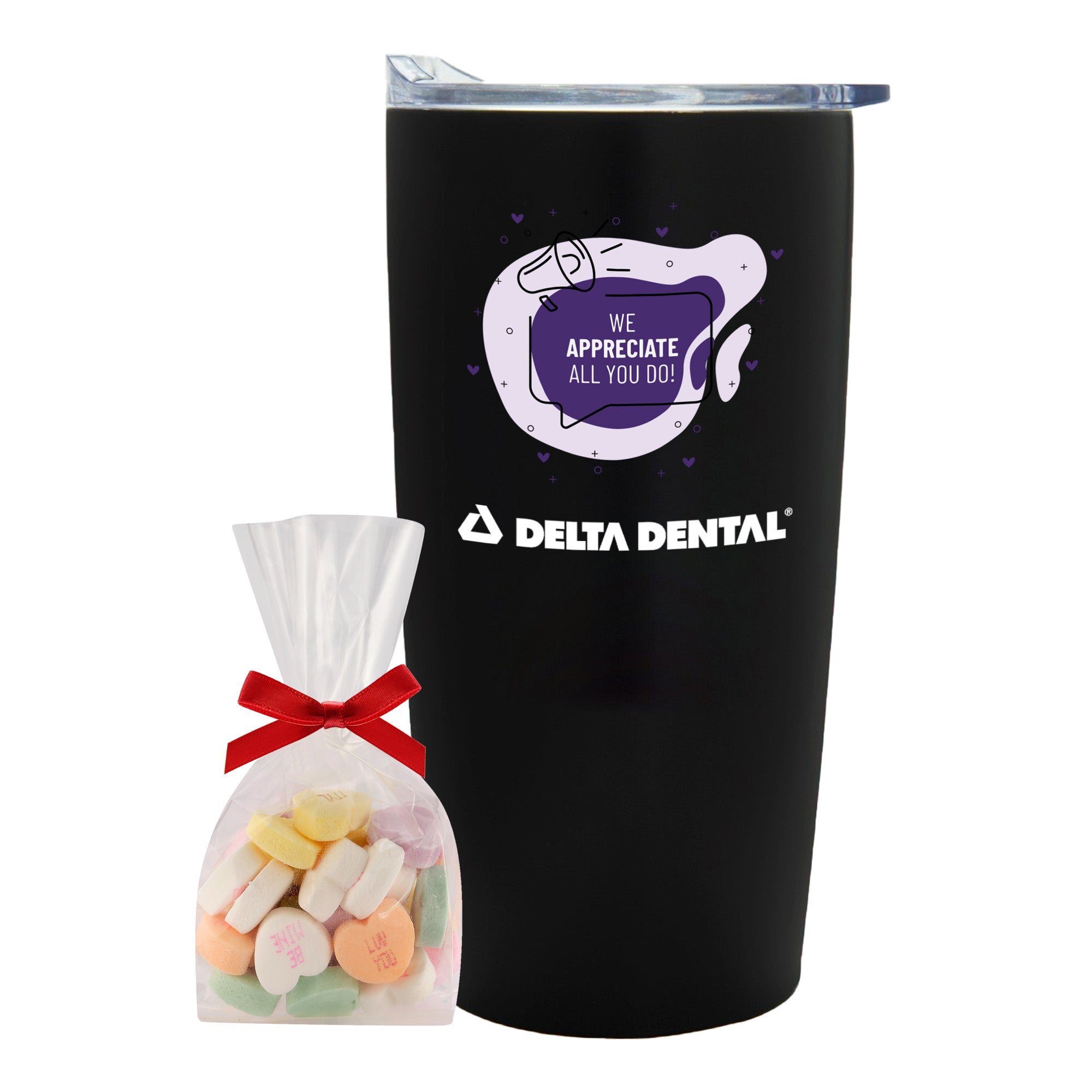 Valentine's 20 oz Straight Wall Tumbler w/ Plastic Liner with Fills
