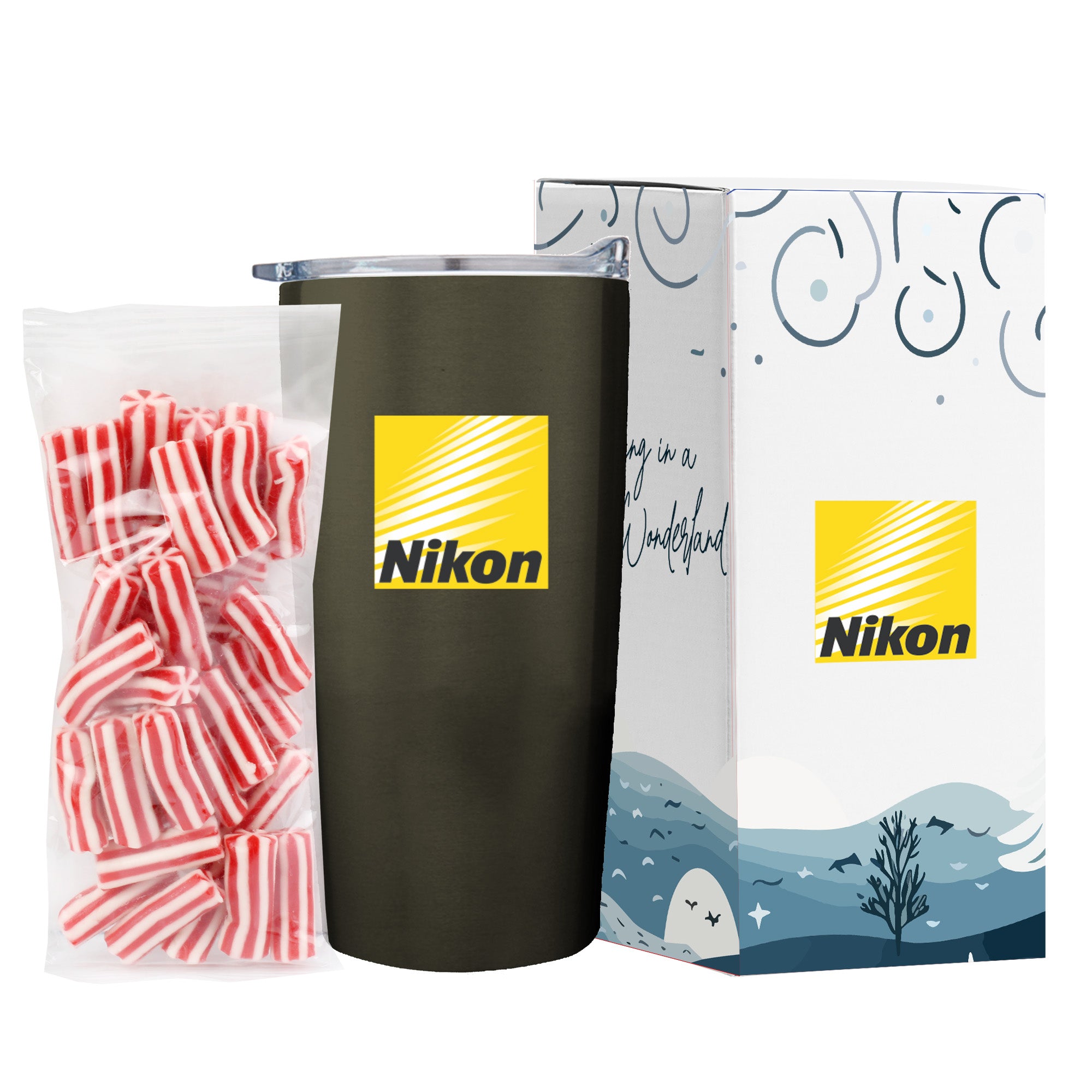 20 oz Vacuum Sealed Straight Wall Tumbler Gift Box Sets