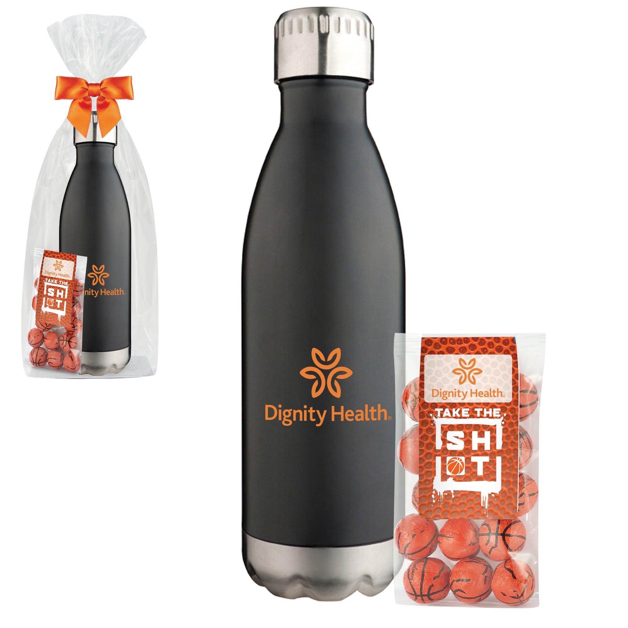 17 oz. Water Bottle and Baseball Gift Set