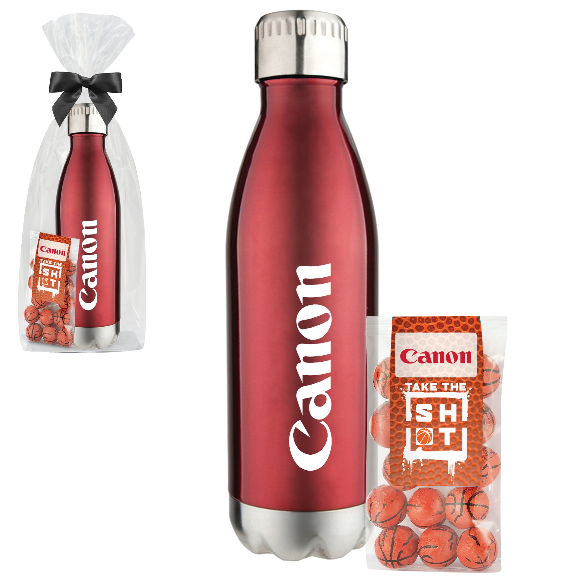 17 oz. Water Bottle and Baseball Gift Set