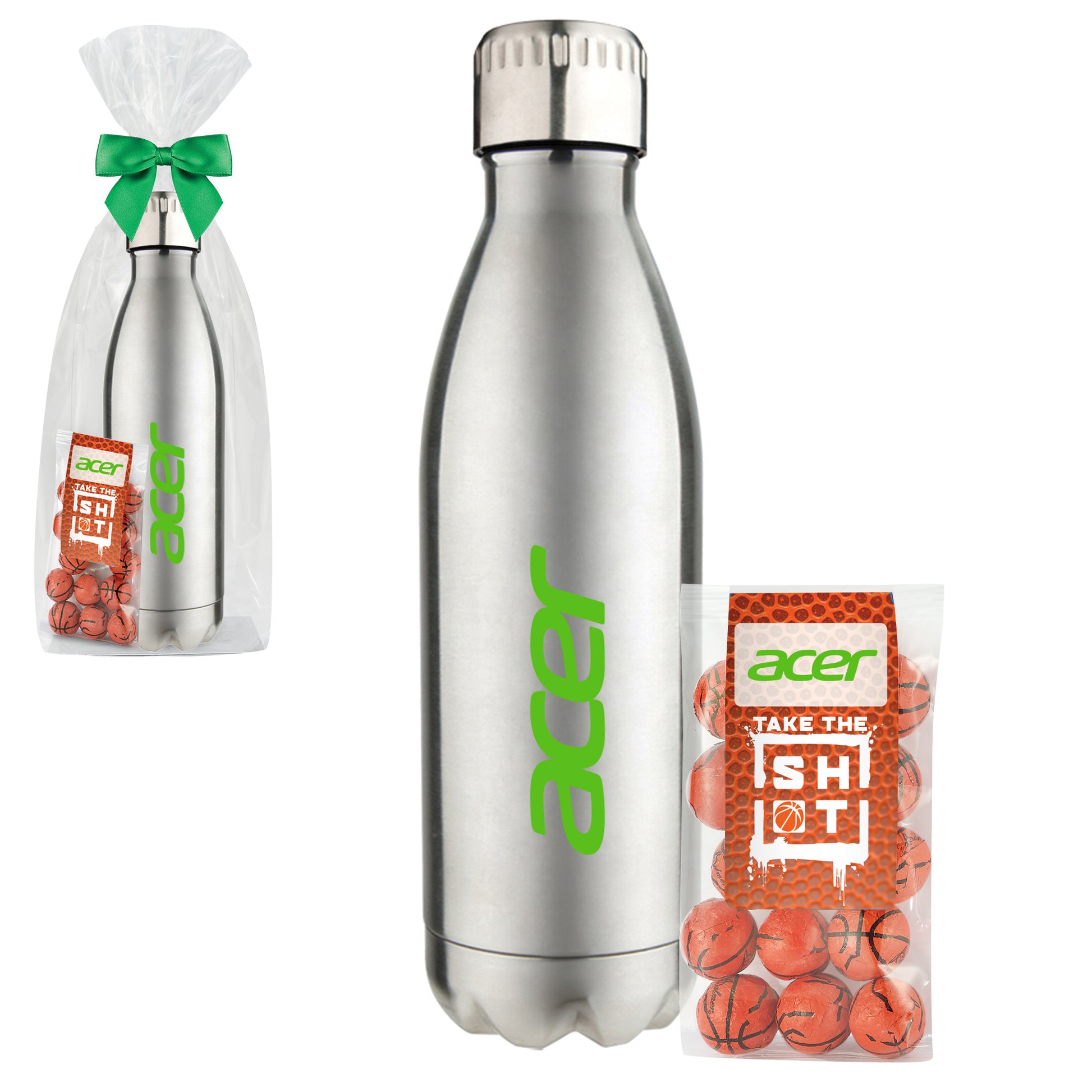 17 oz. Water Bottle and Baseball Gift Set
