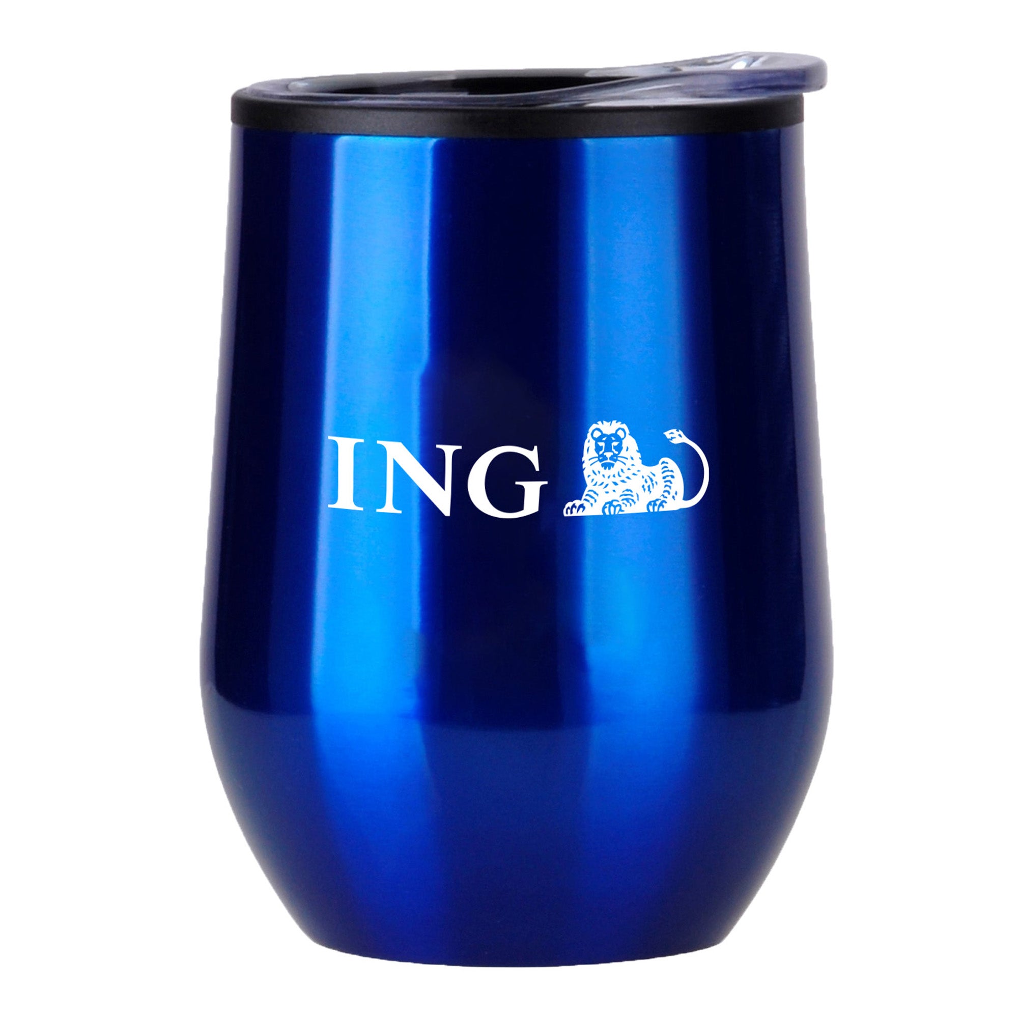 Stemless Wine Tumbler w/ Plastic Lining - 12 oz.