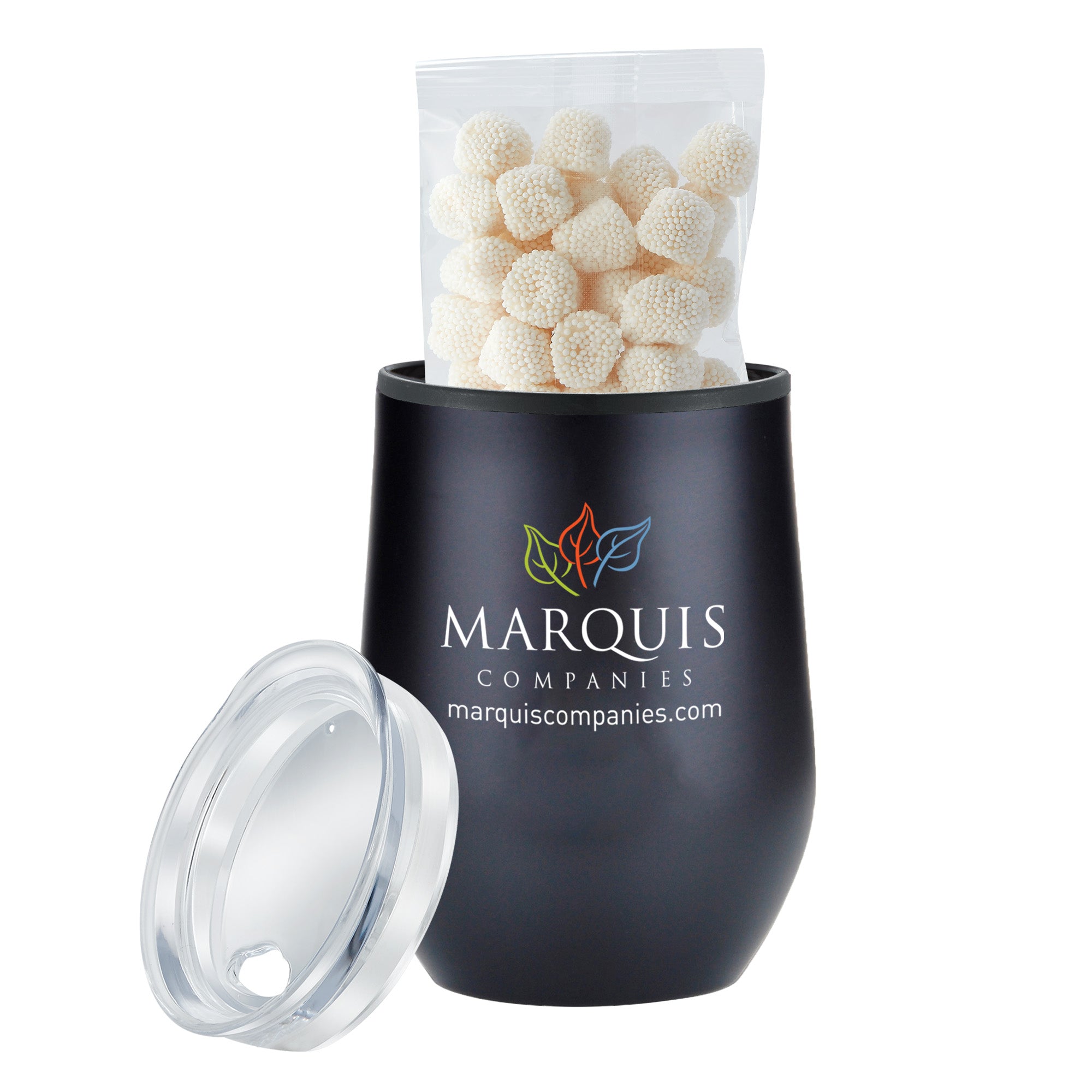 Stemless Wine Tumbler w/ Plastic Lining Gift Sets