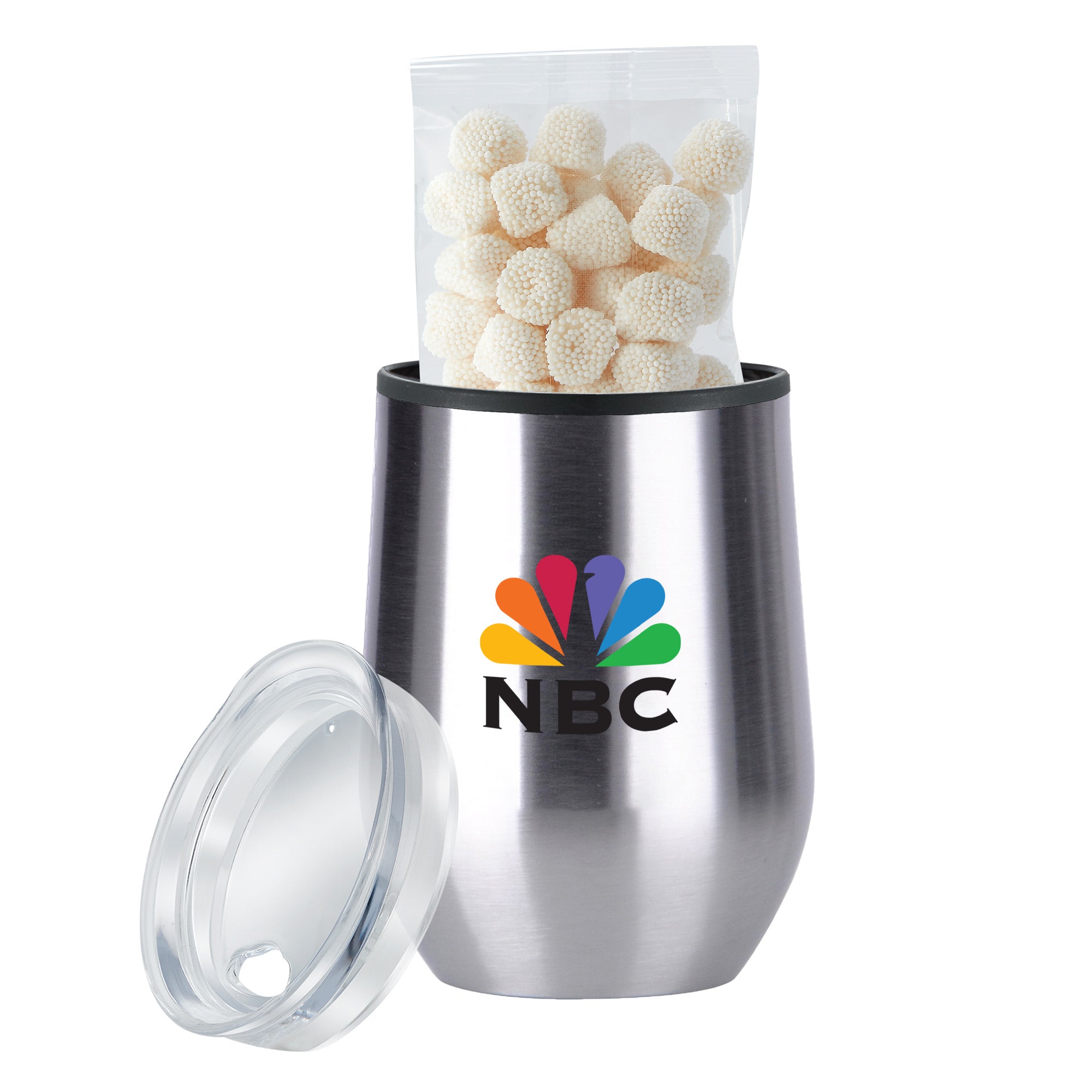 Stemless Wine Tumbler w/ Plastic Lining Gift Sets