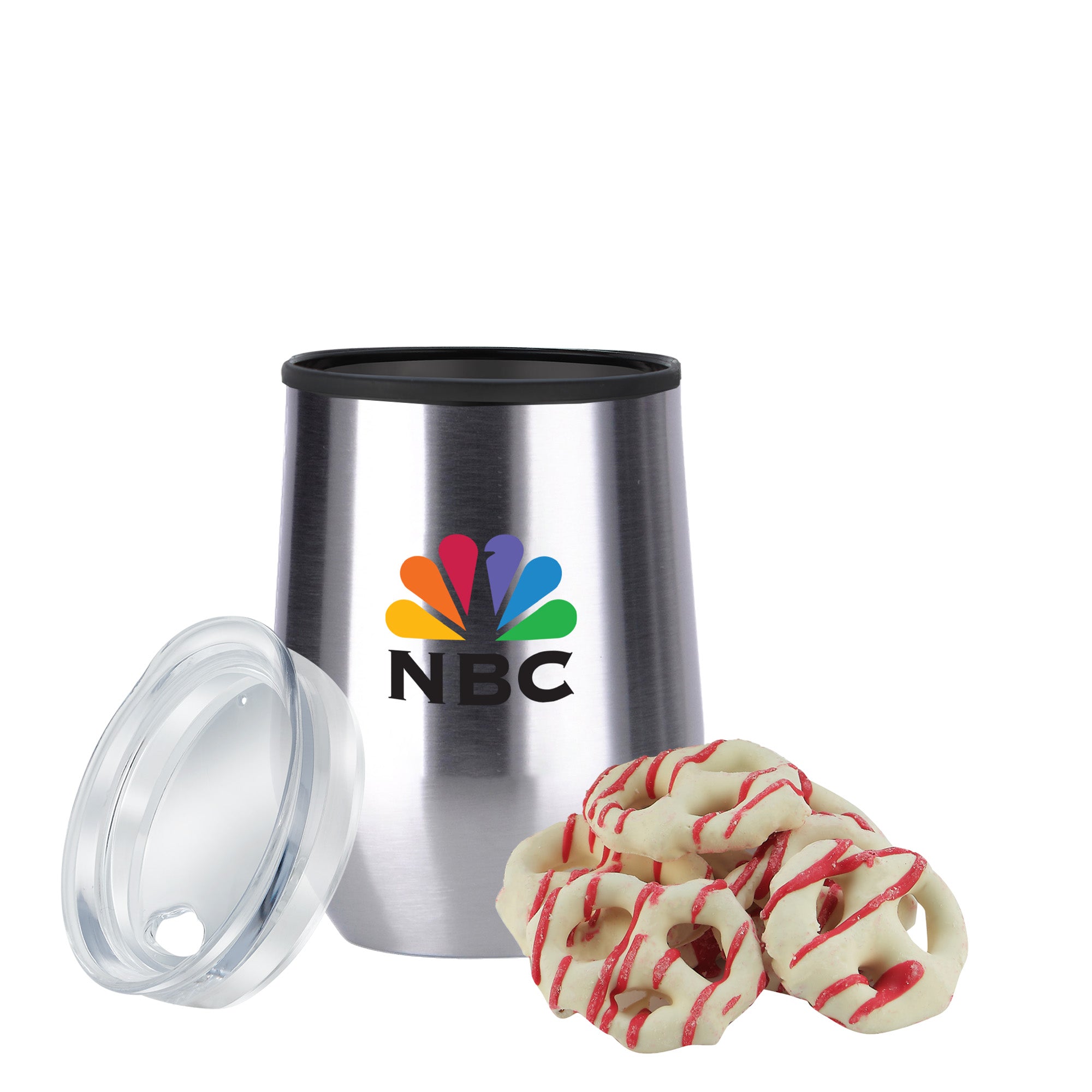 Stemless Wine Tumbler w/ Plastic Lining Valentine's Day Gift Sets