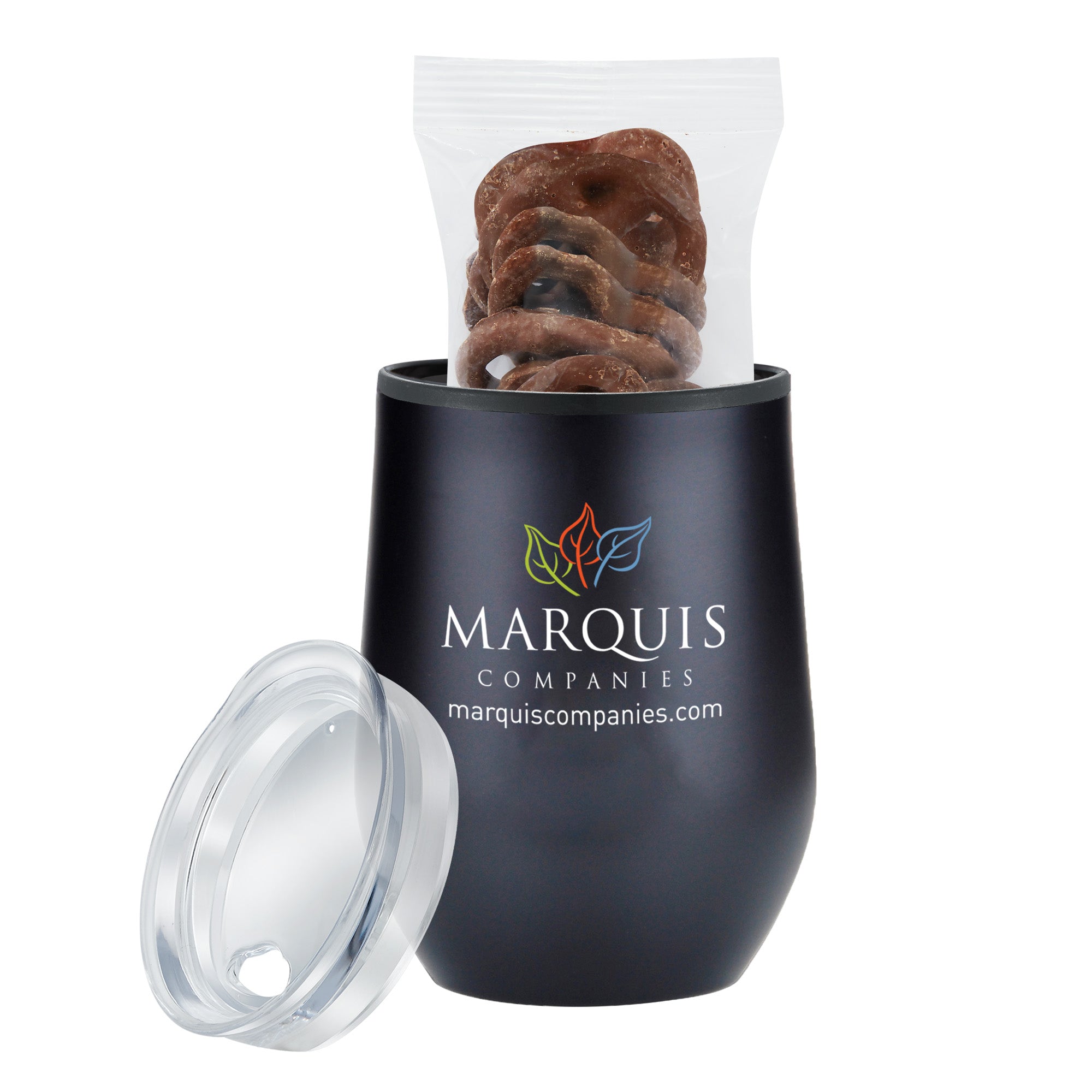 Stemless Wine Tumbler w/ Plastic Lining Gift Sets