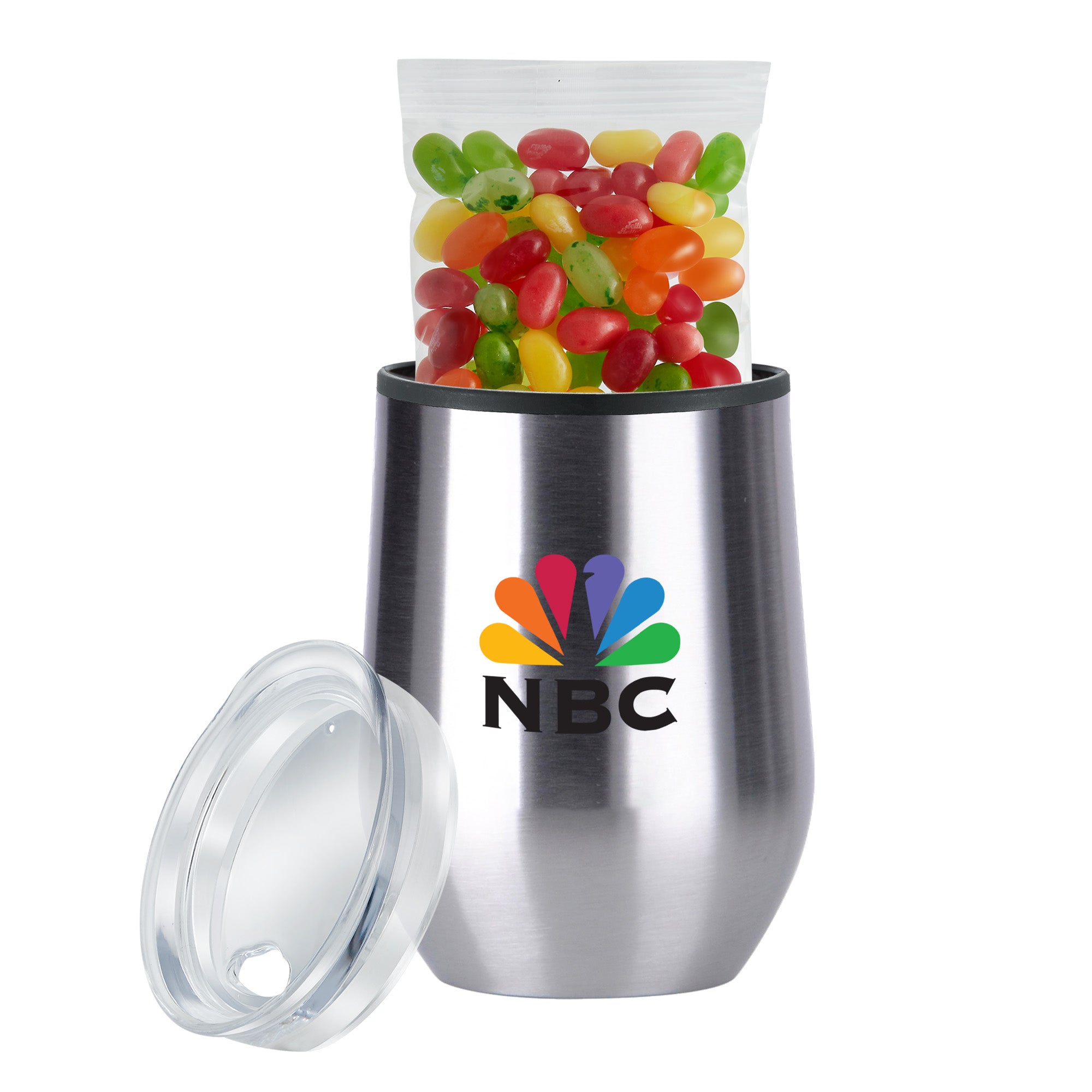 Stemless Wine Tumbler w/ Plastic Lining Gift Sets