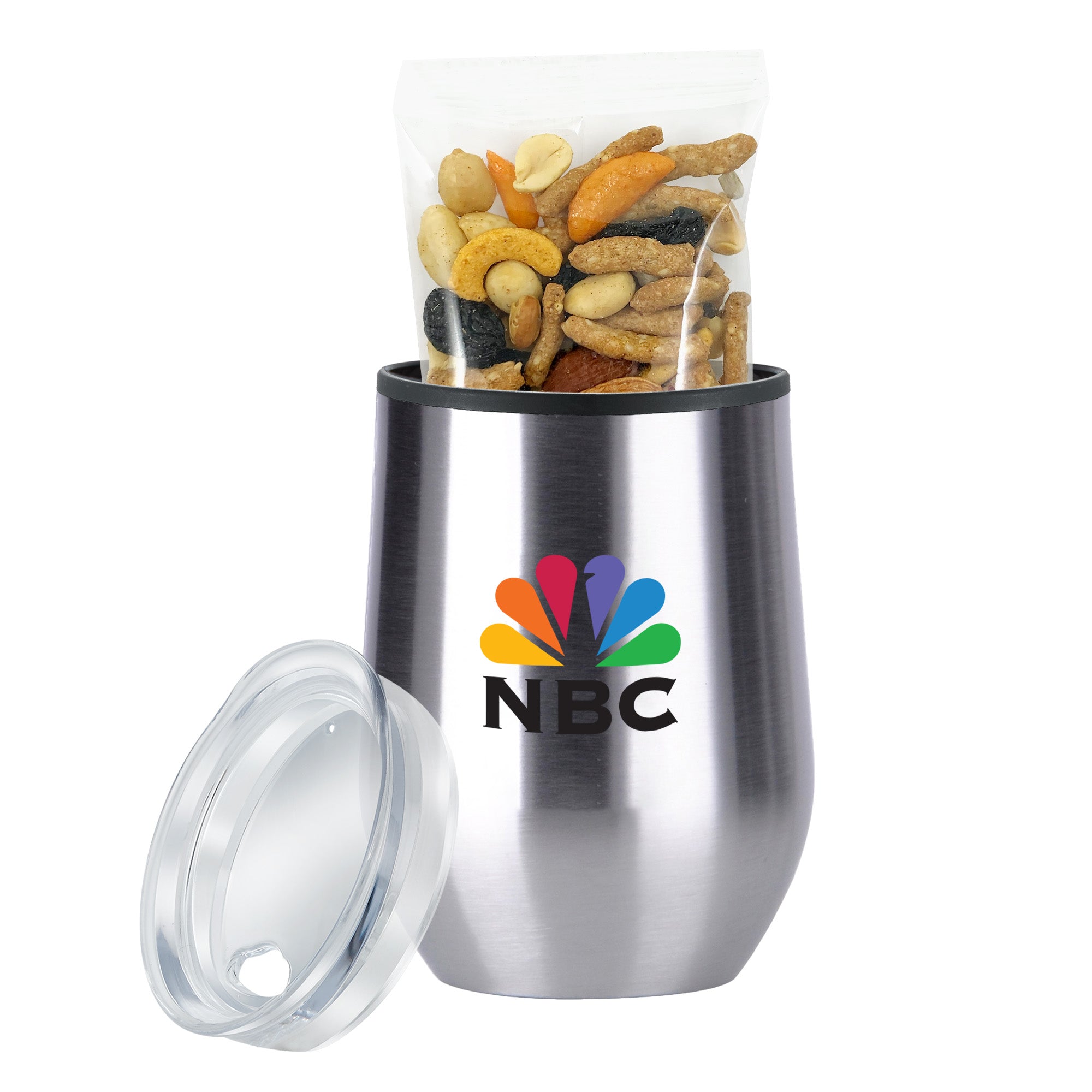 Stemless Wine Tumbler w/ Plastic Lining Gift Sets