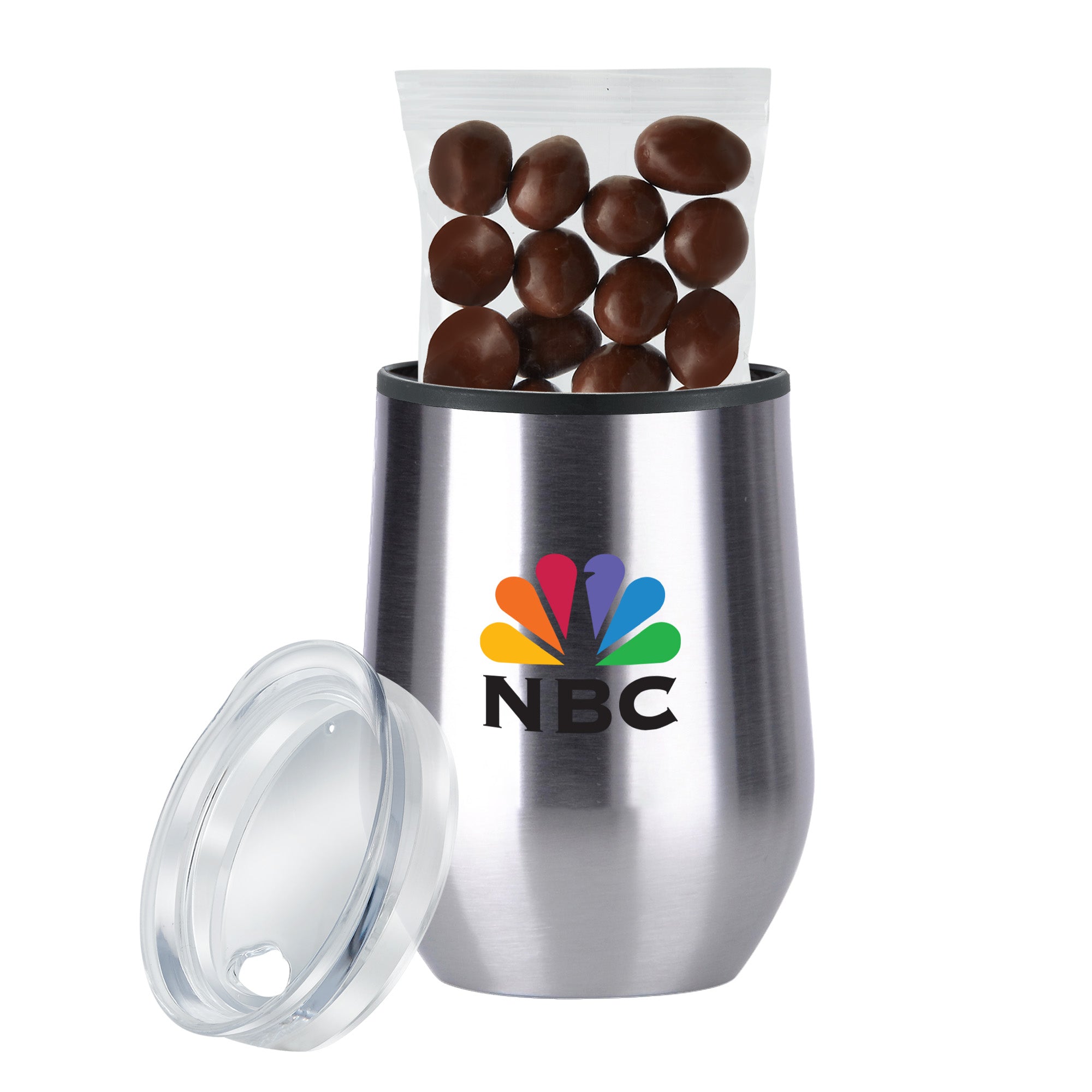 Stemless Wine Tumbler w/ Plastic Lining Gift Sets