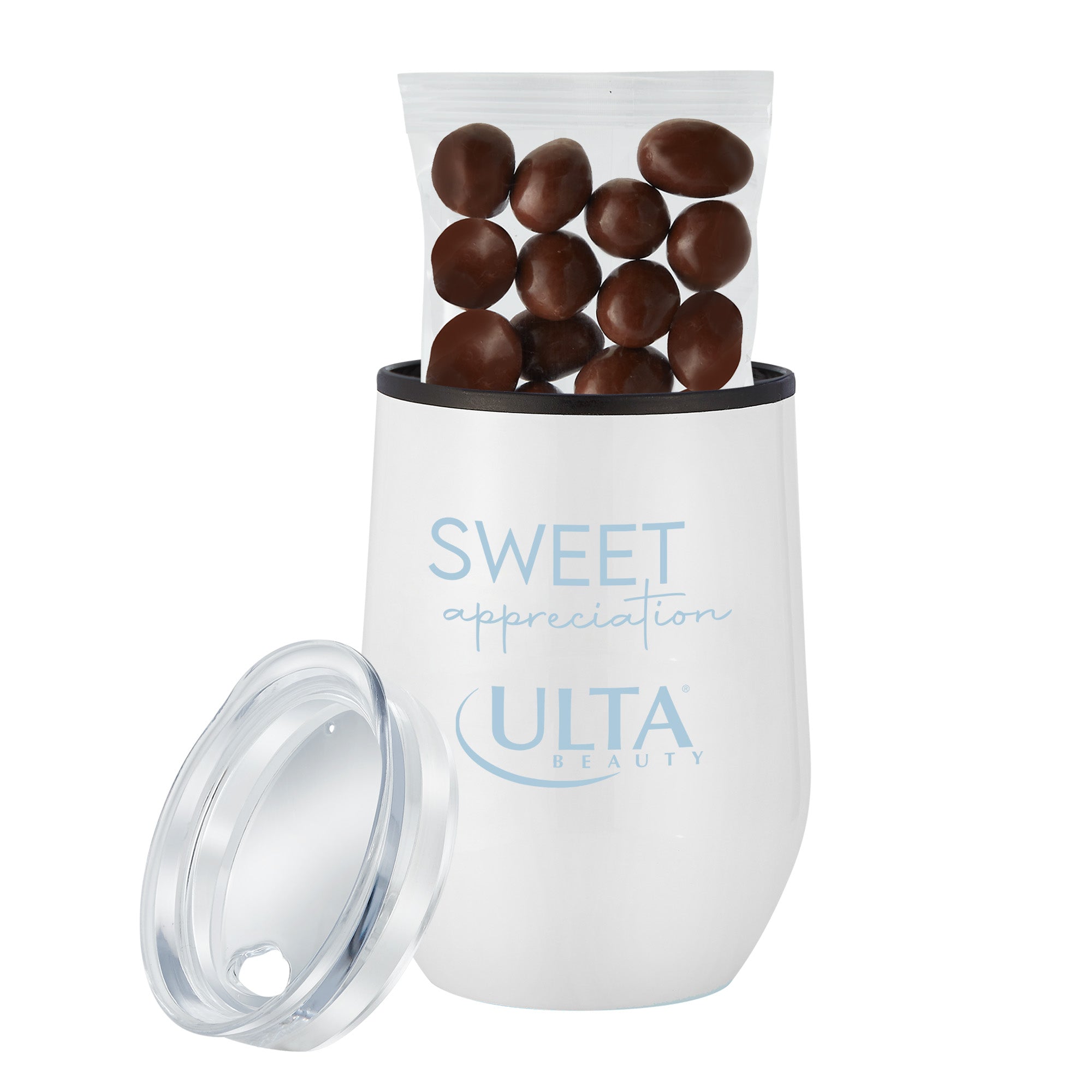 Stemless Wine Tumbler w/ Plastic Lining Gift Sets