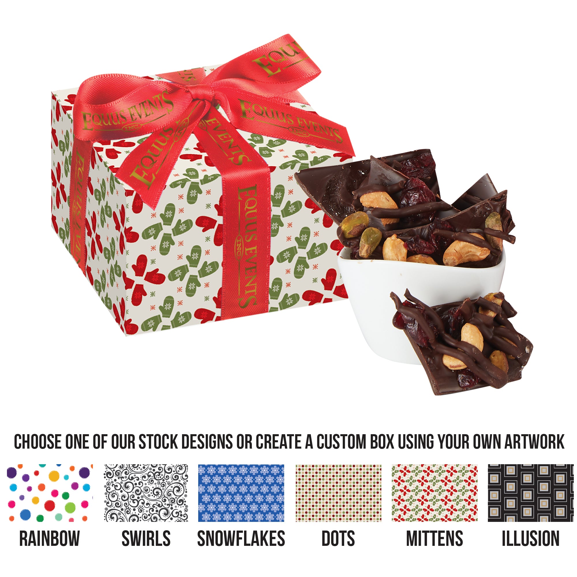 Chocolate Bark Gala Gift Box