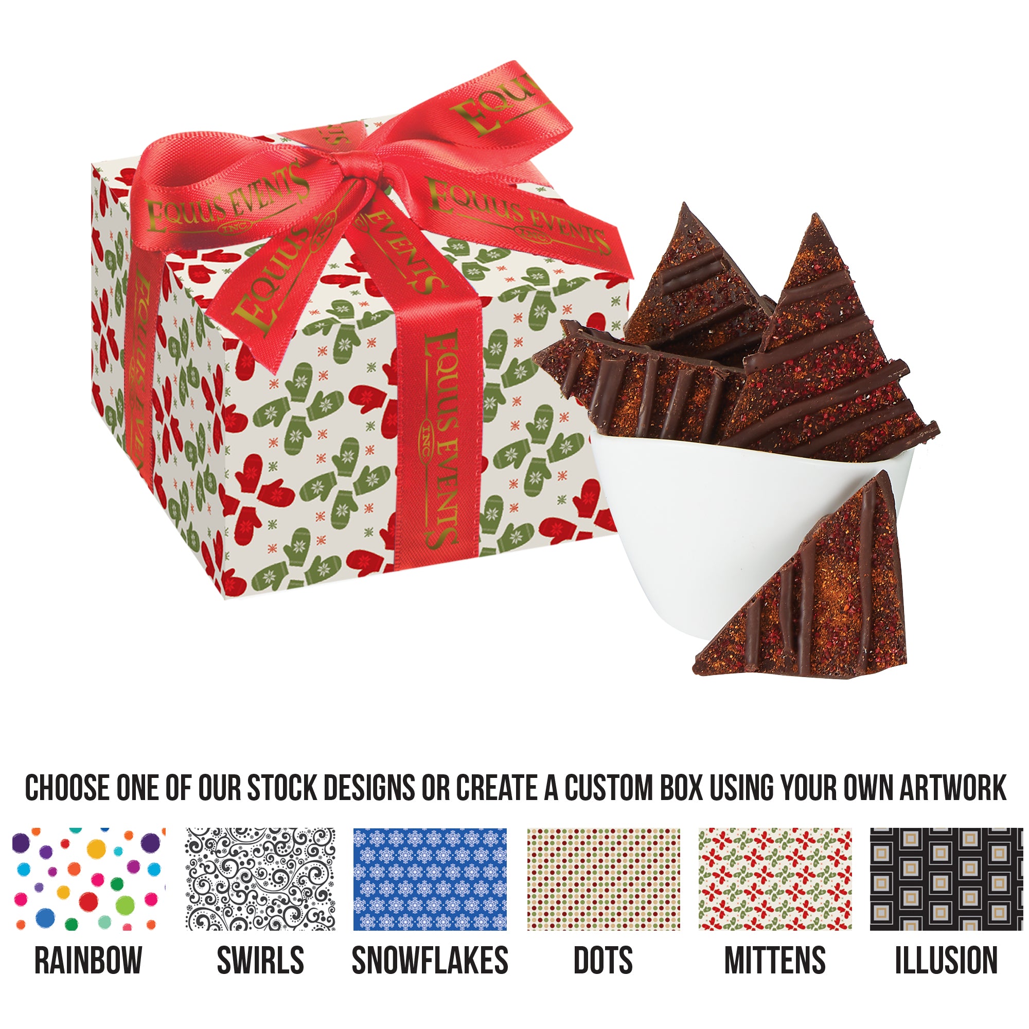 Chocolate Bark Gala Gift Box