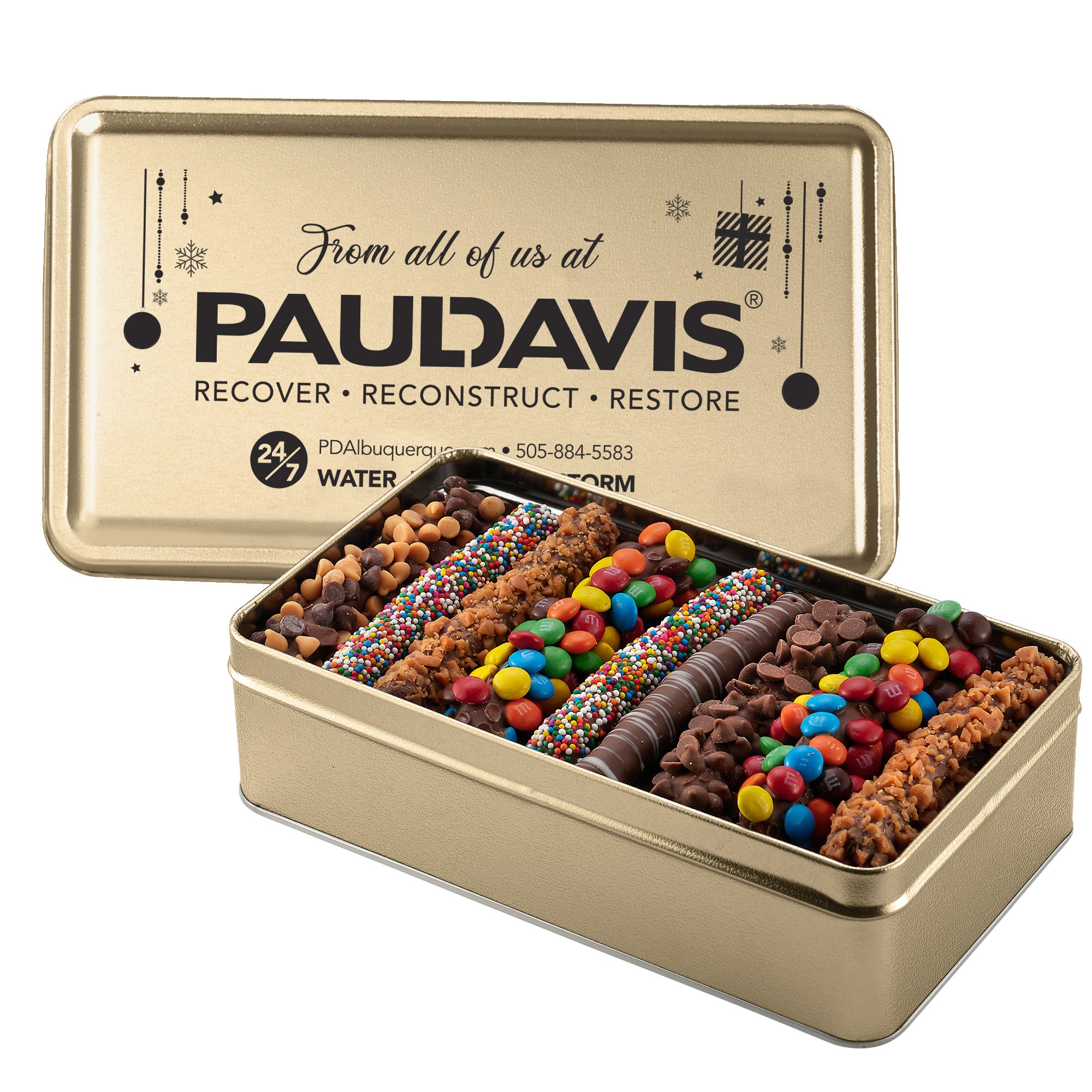 Gourmet Chocolate Pretzel Variety Tin