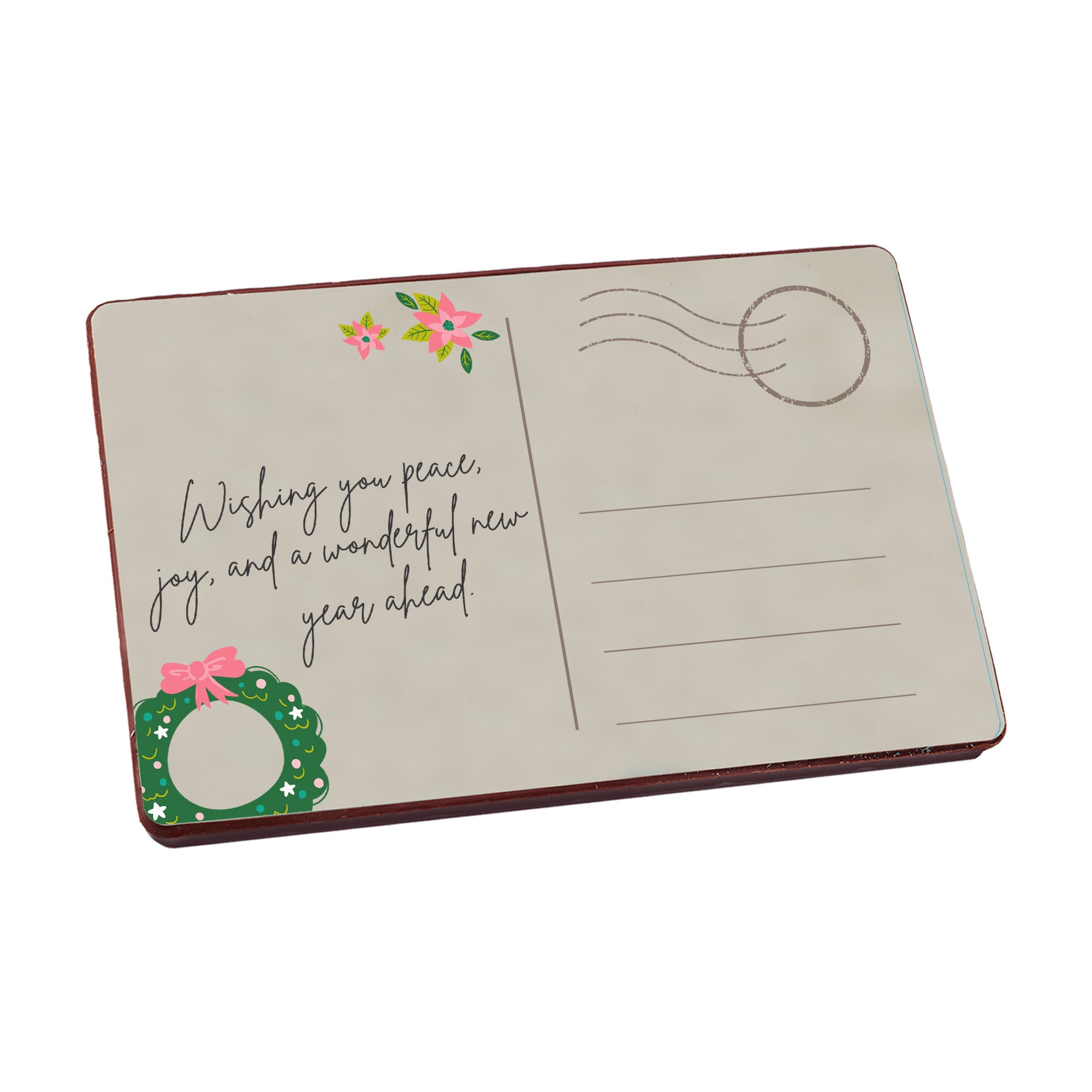 Custom Chocolate Bar in Greeting Card Window Box (1 pound)