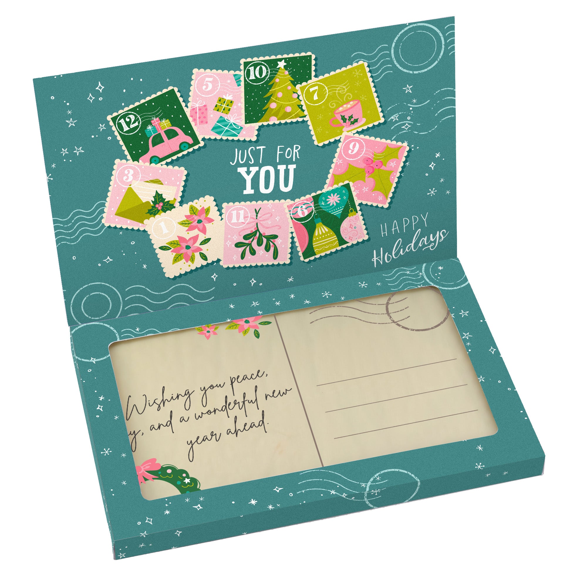 Custom Chocolate Bar in Greeting Card Window Box (1 pound)