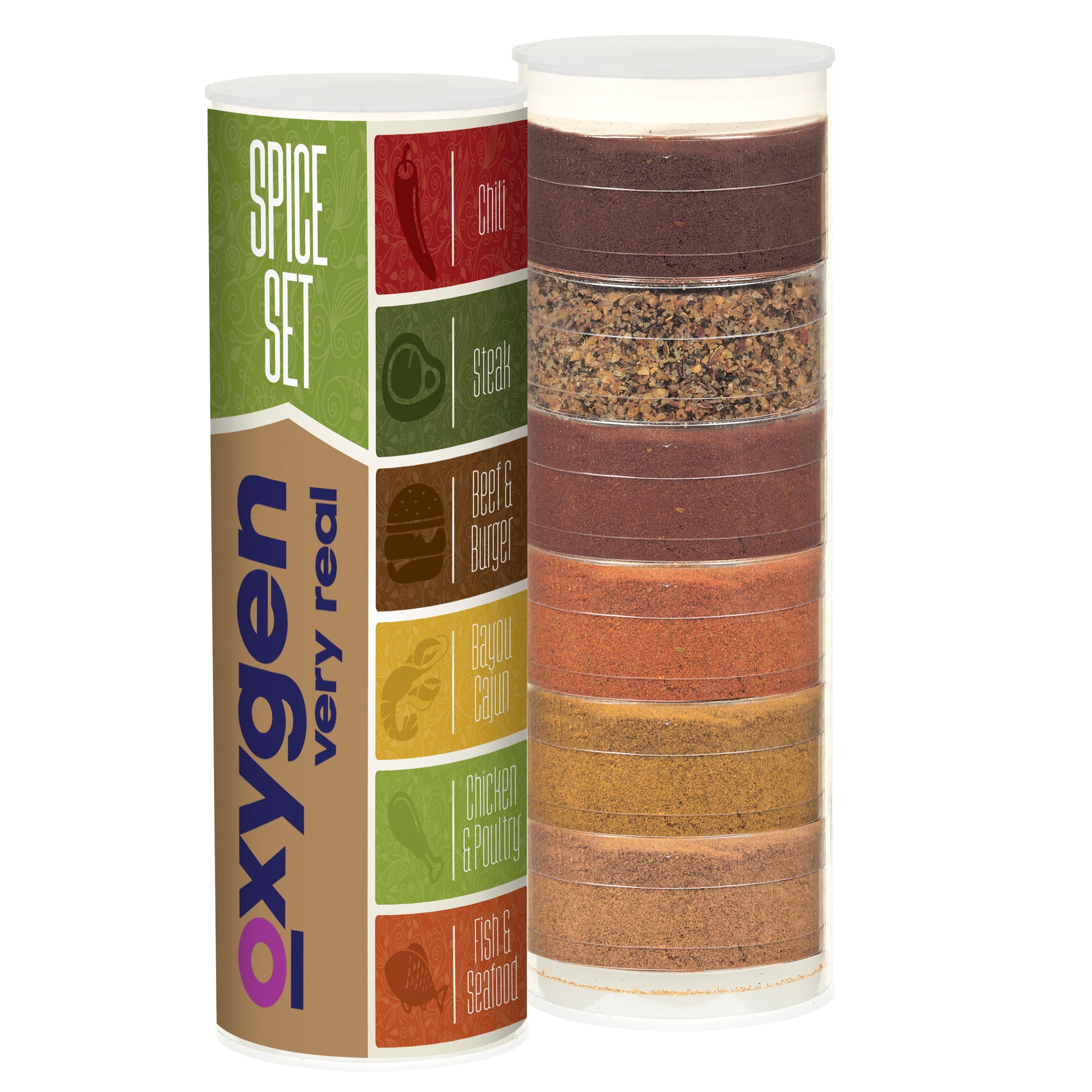 6 Way Spice Rub Set