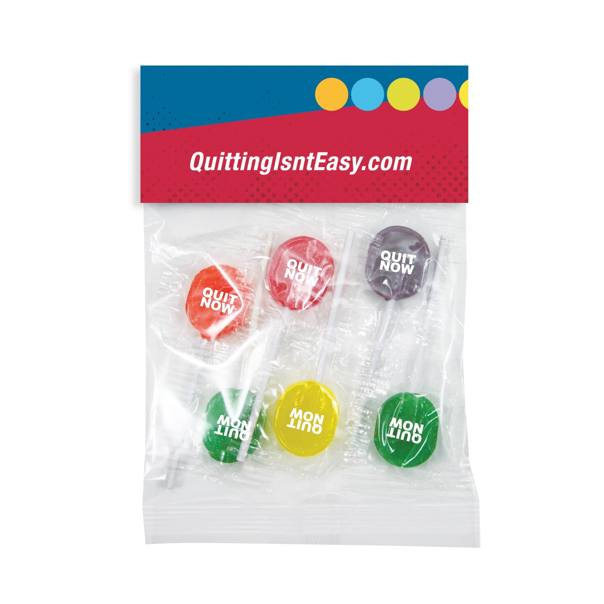 Lollipops in Header Bag