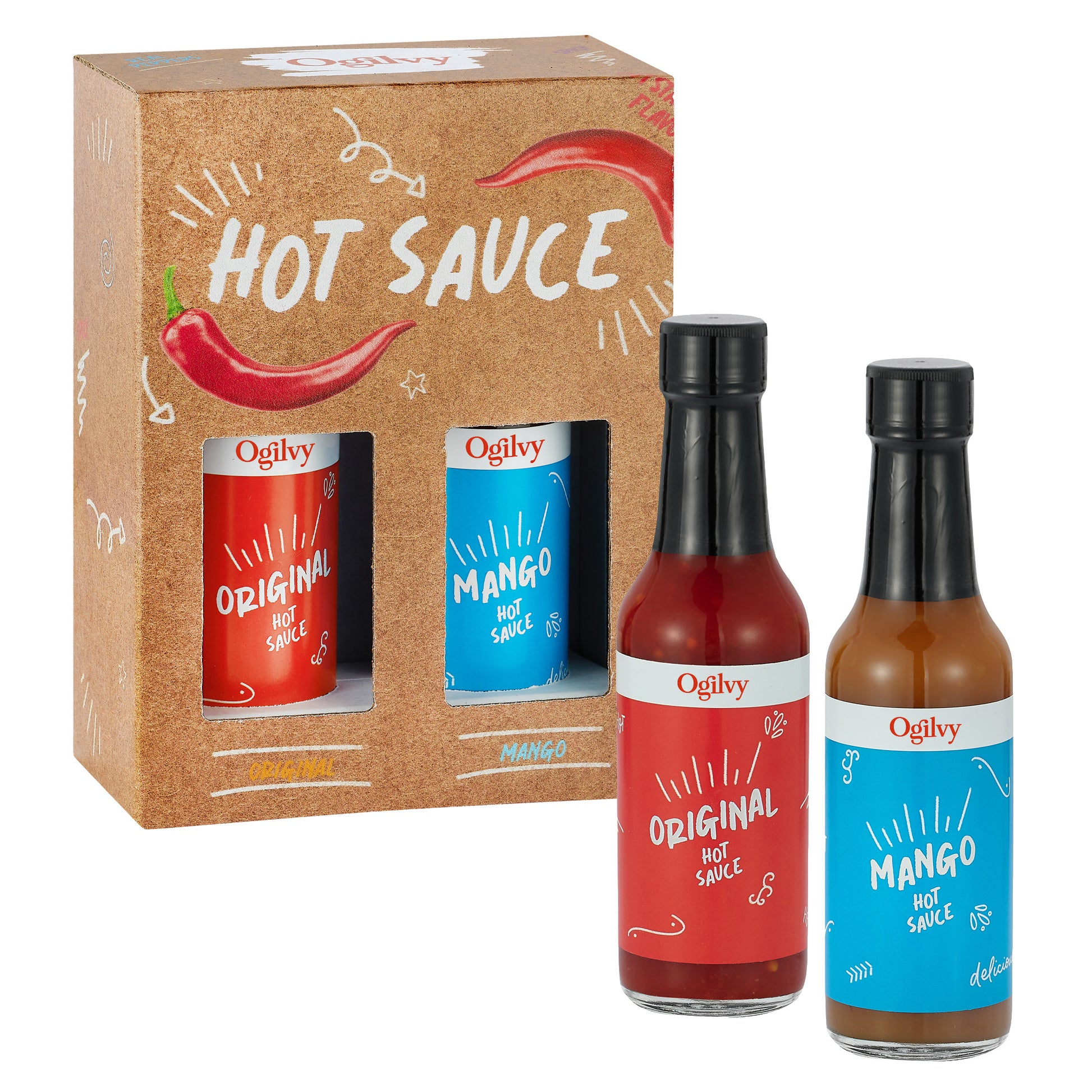2 Piece Hot Sauce Gift Set