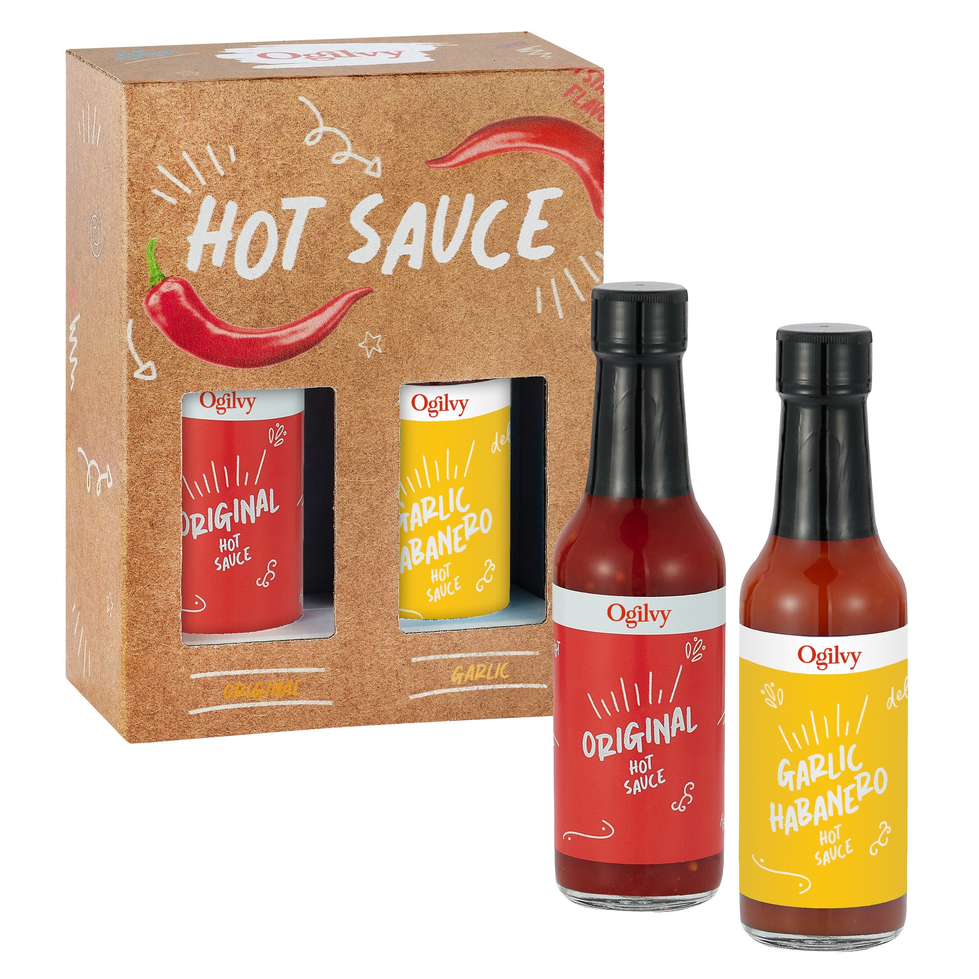 2 Piece Hot Sauce Gift Set