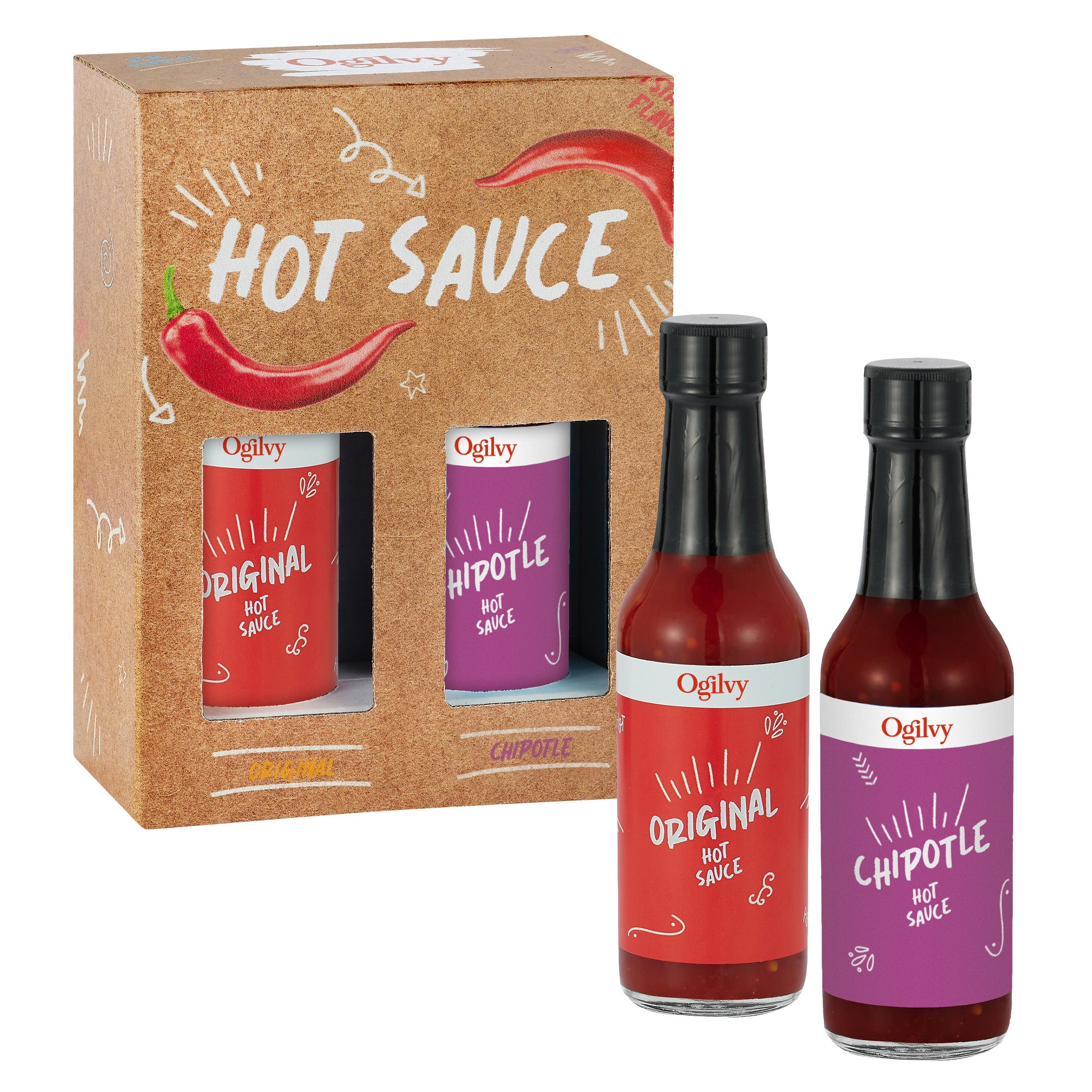 2 Piece Hot Sauce Gift Set – MIDNITE SNAX