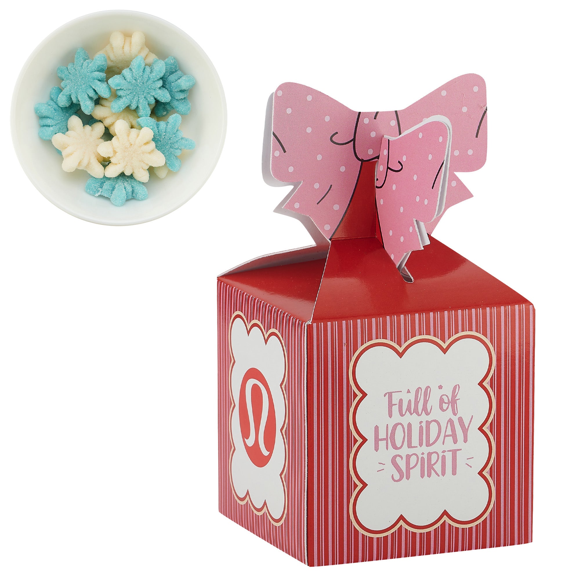 Jolly Top Bow - Gummy Snowflakes