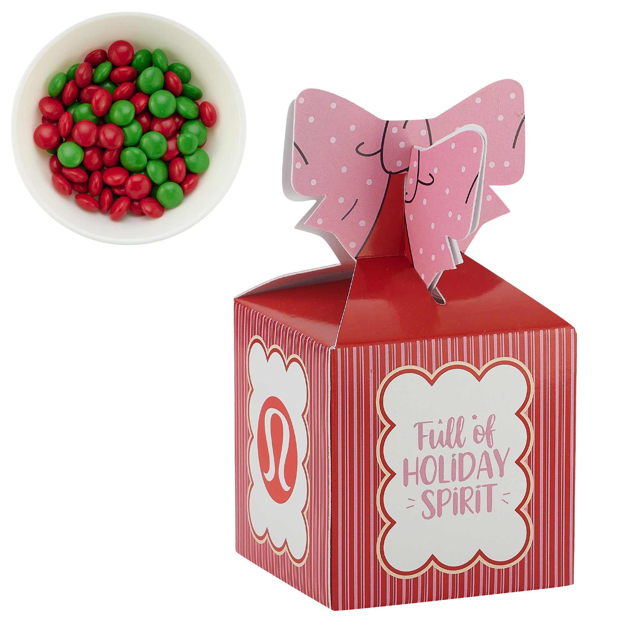Jolly Top Bow - Holiday Chocolate Buttons