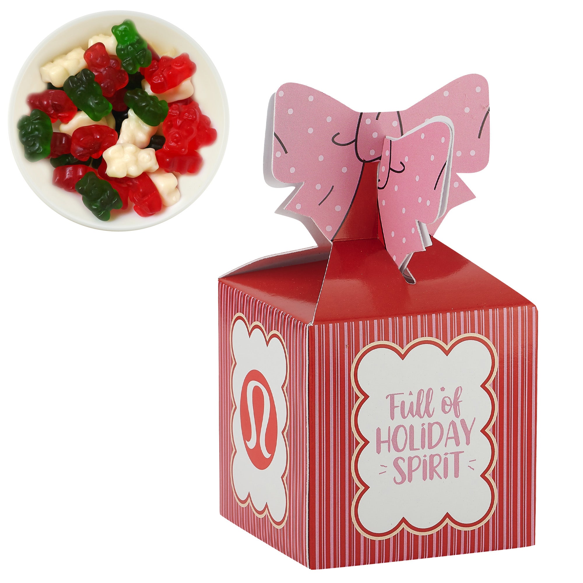 Jolly Top Bow - Holiday Gummy Bears