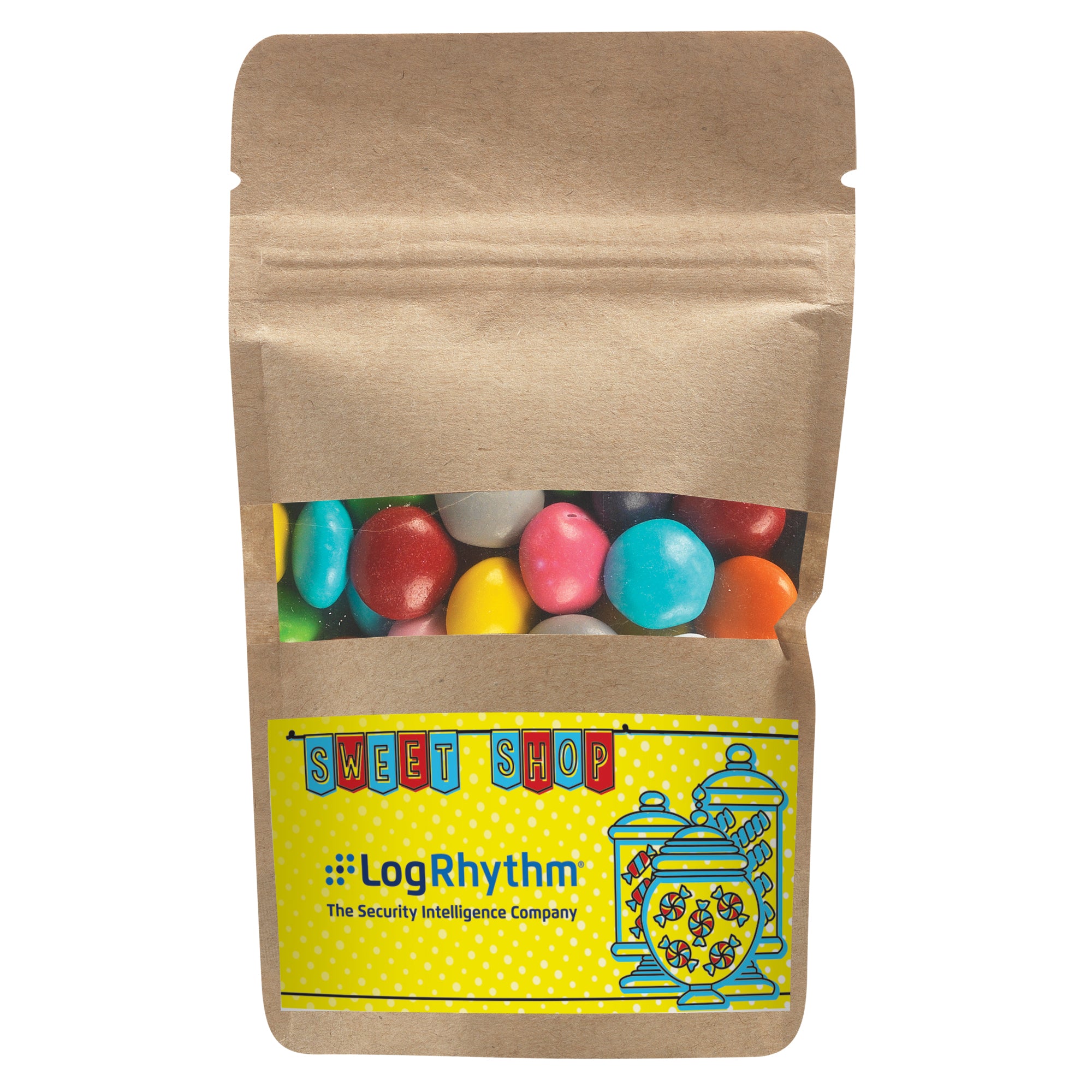 Resealable Kraft Window Pouches