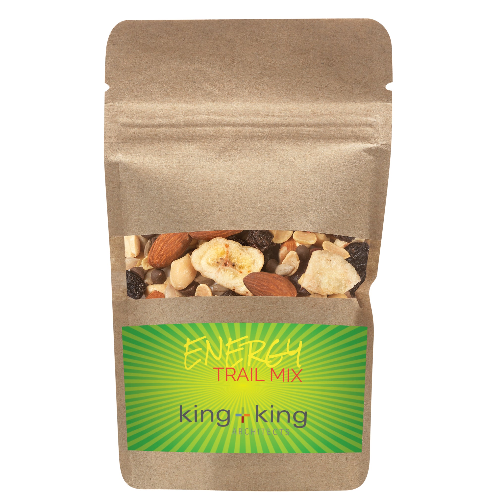 Healthy Resealable Kraft Window Pouches