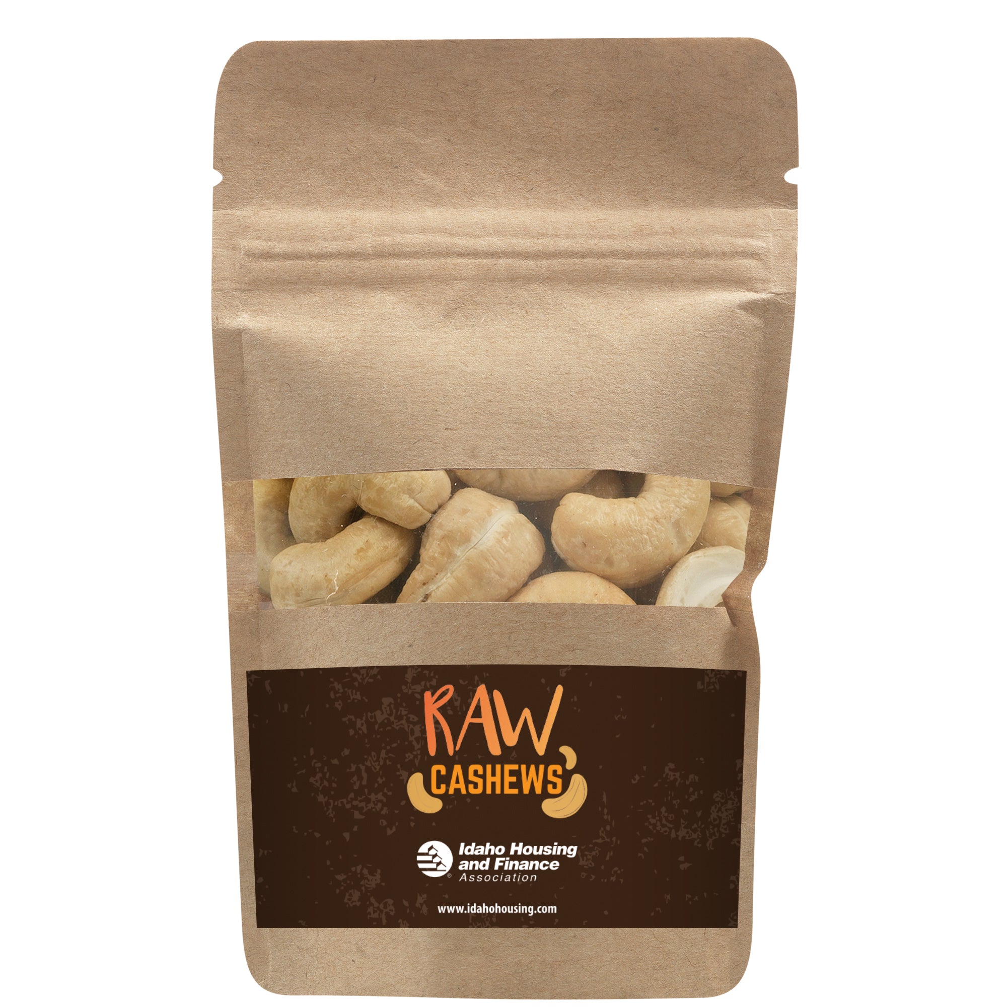 Healthy Resealable Kraft Window Pouches
