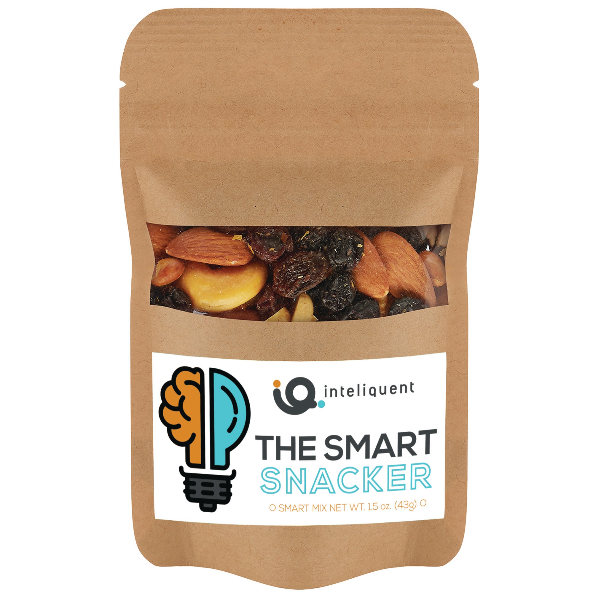 Healthy Resealable Kraft Window Pouches