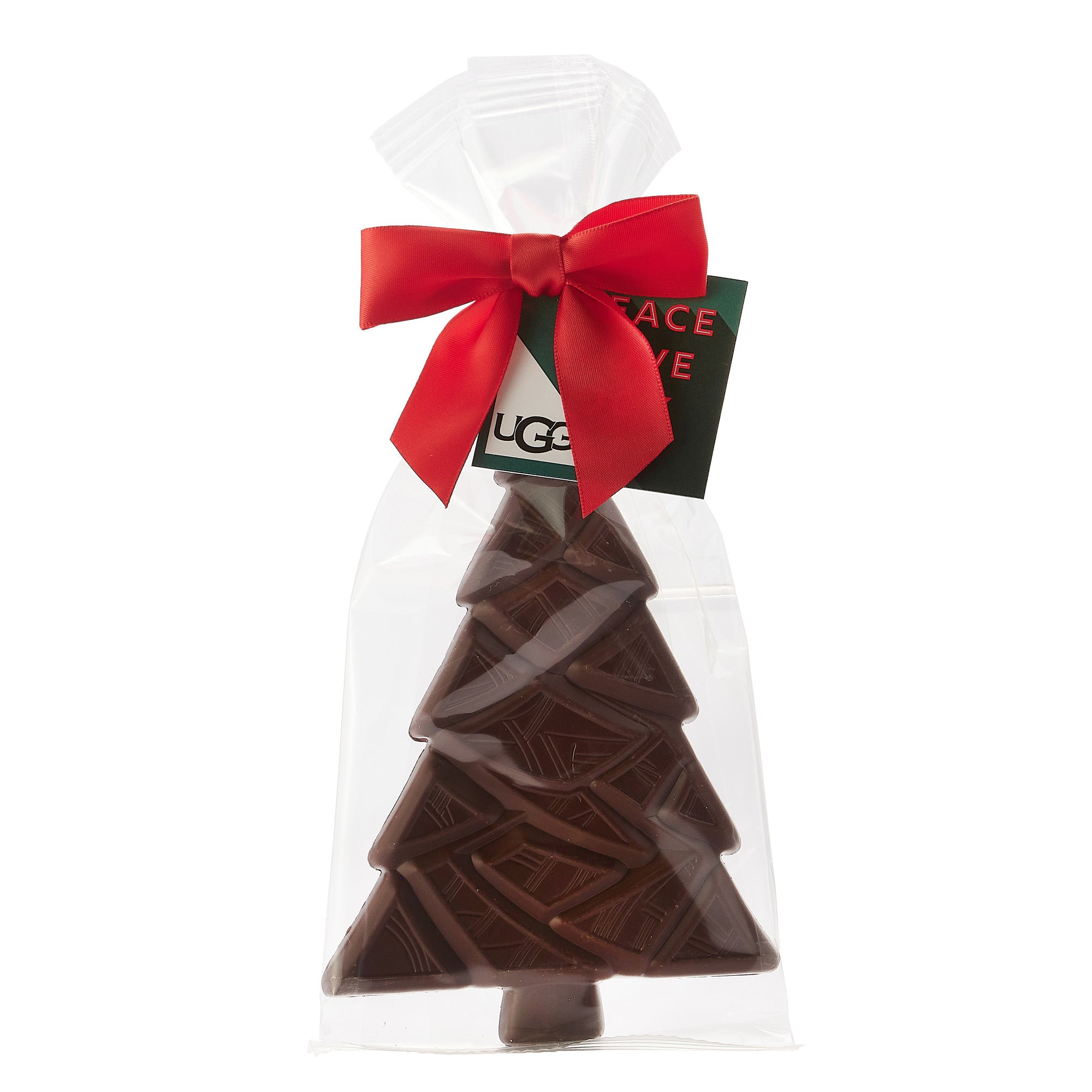 Belgian Chocolate Holiday Tree in Bow Bag