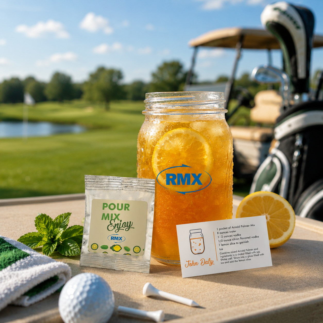 LIFESTYLE - Arnold Palmer Kit in a Mason Jar