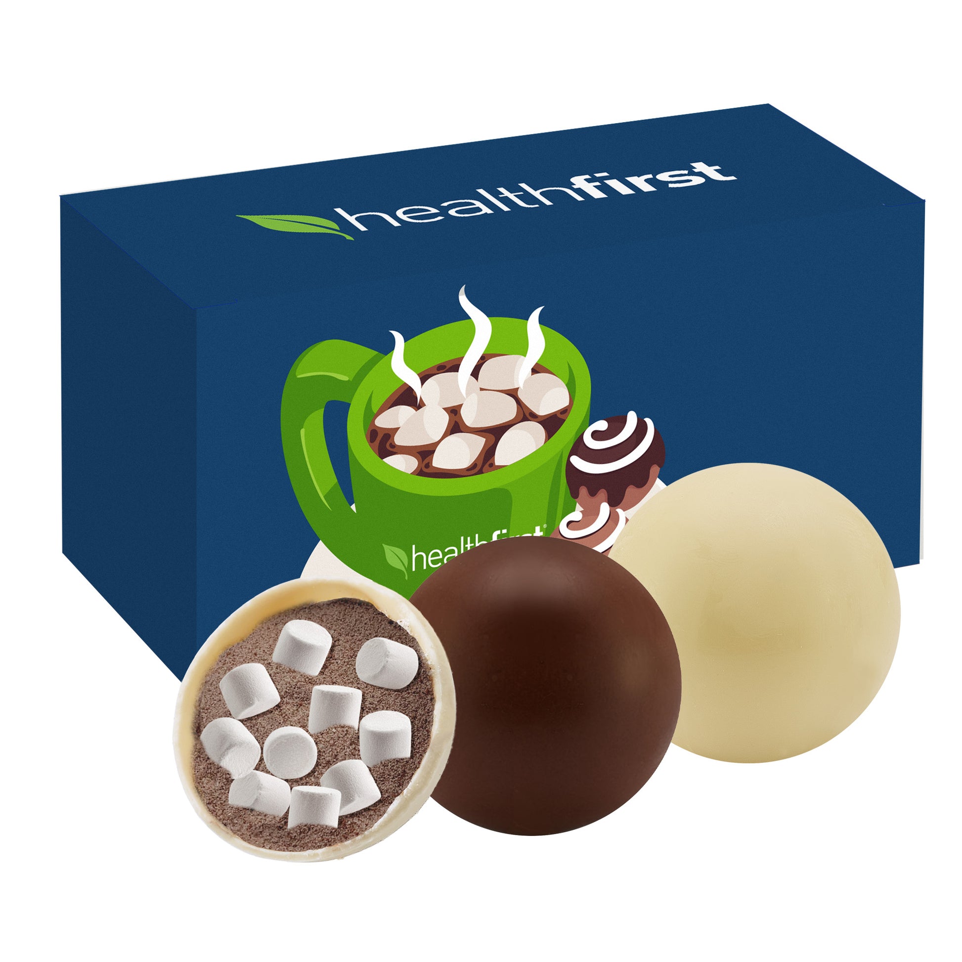 2 Pack Classic Hot Chocolate Bombs in a Box