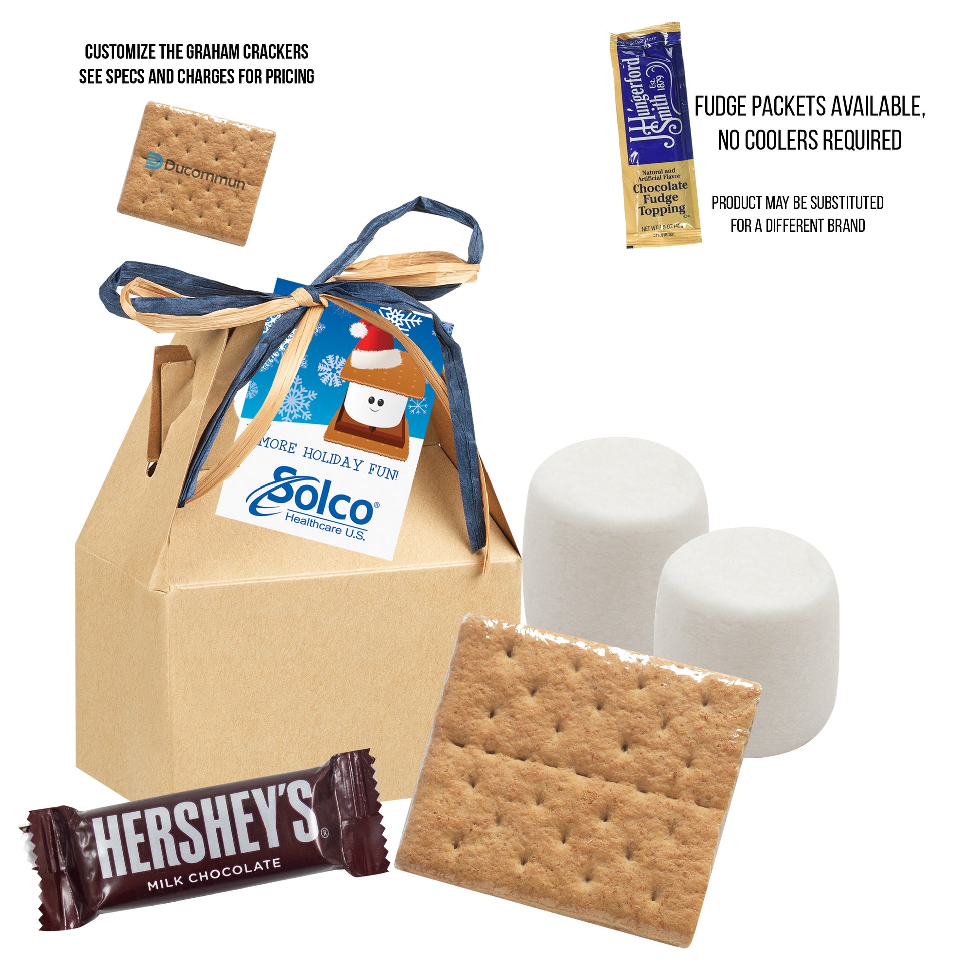 Valentine’s Day Mini S'mores Kit Gable Box