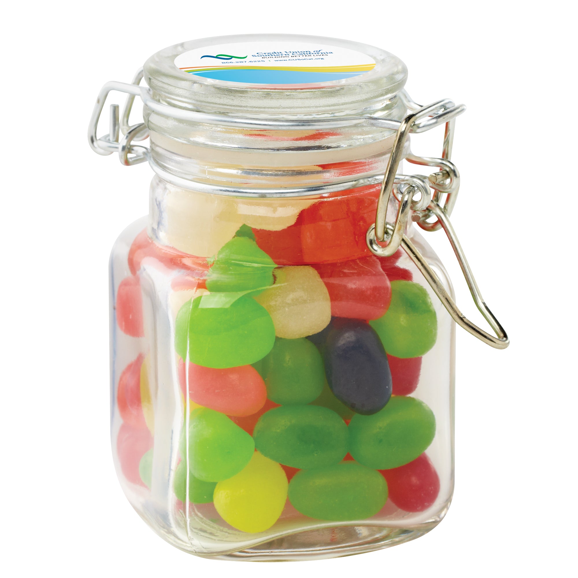 Mini Glass Hinge Top Jar