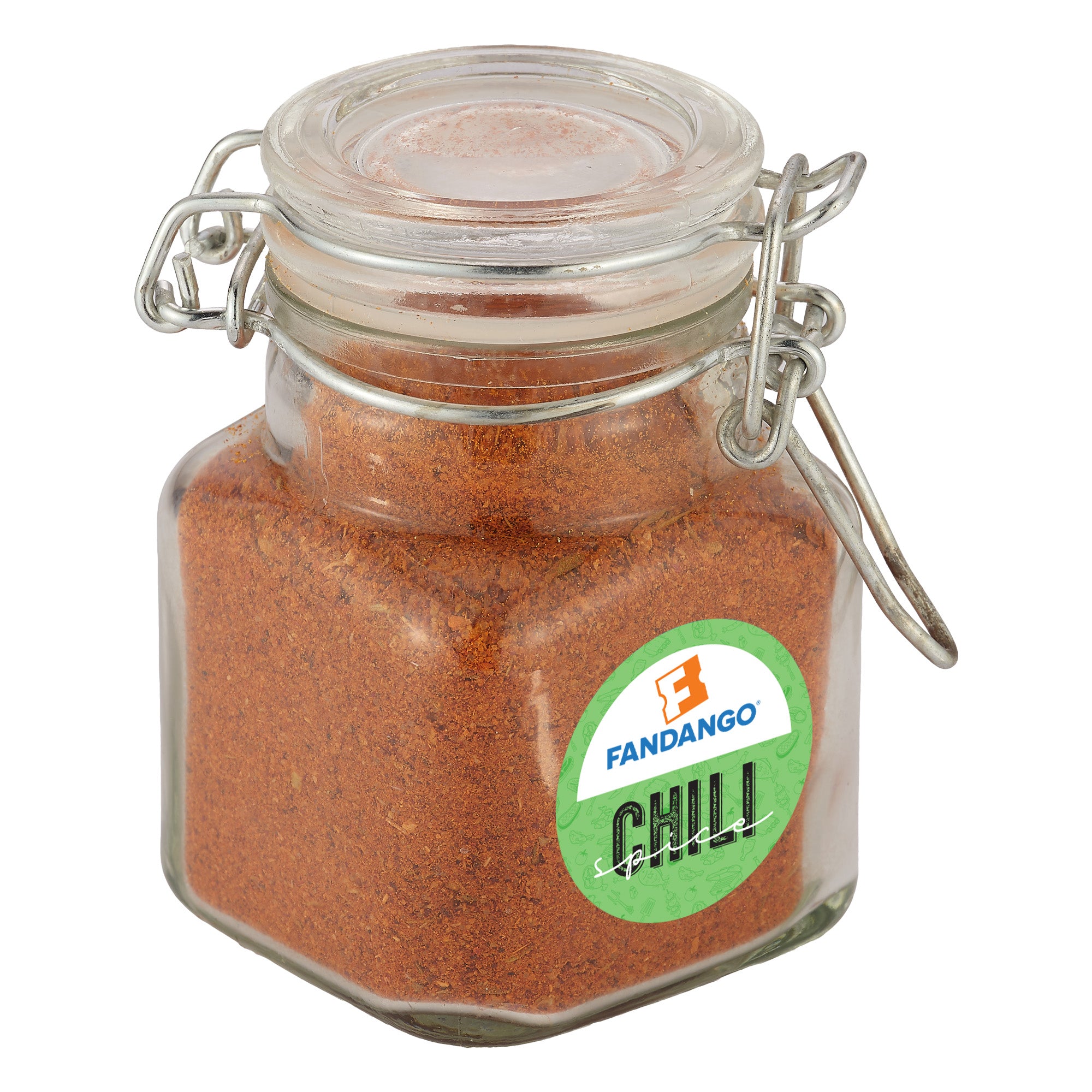 Mini Glass Jar with Hinged Lid - Spices