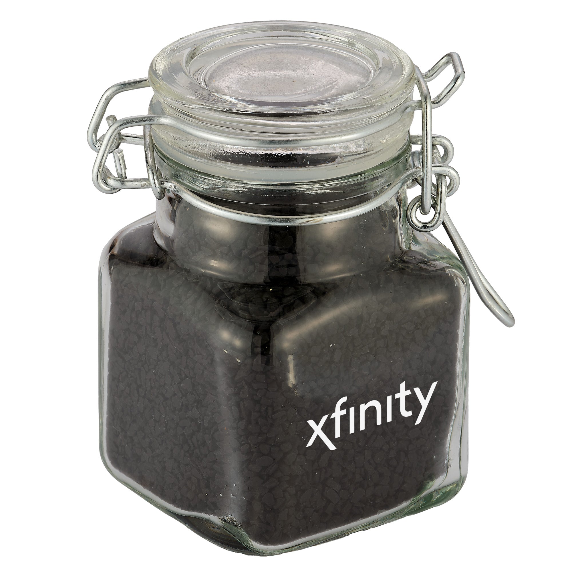 Mini Glass Jar with Hinged Lid - Spices