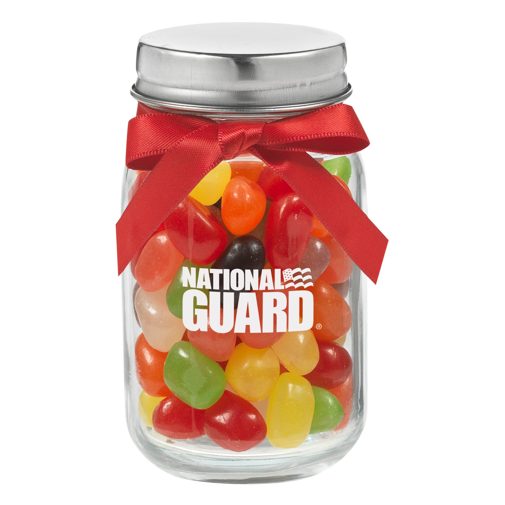 Mini Glass Mason Jar with Bow