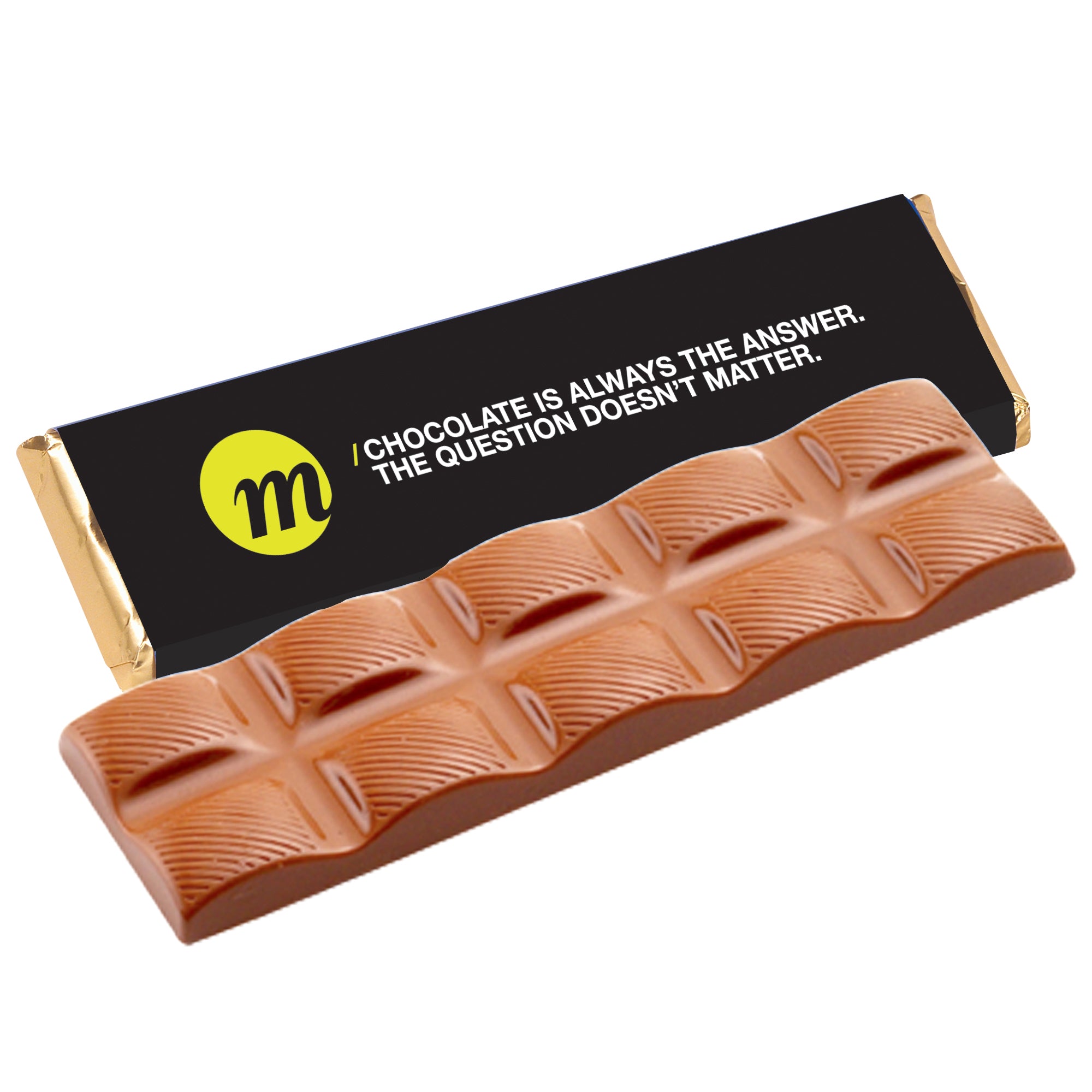 Premium Chocolate Bars Foiled Wrapped