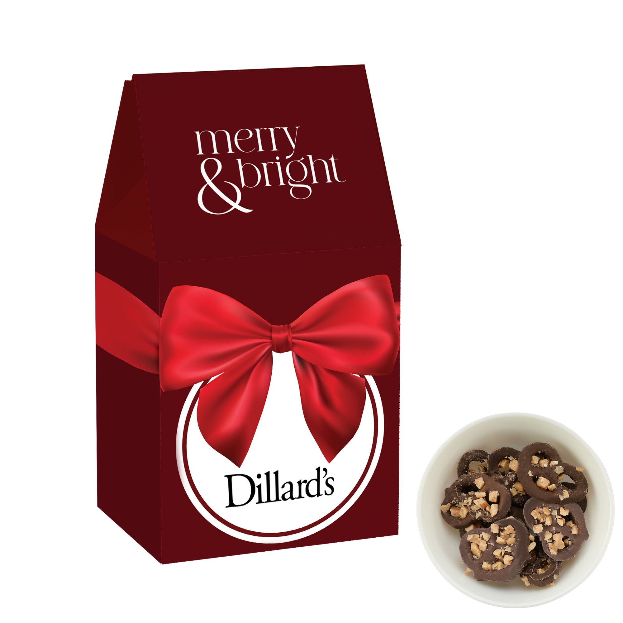 Milk Carton Inspired Box w/ Chocolate Pretzels