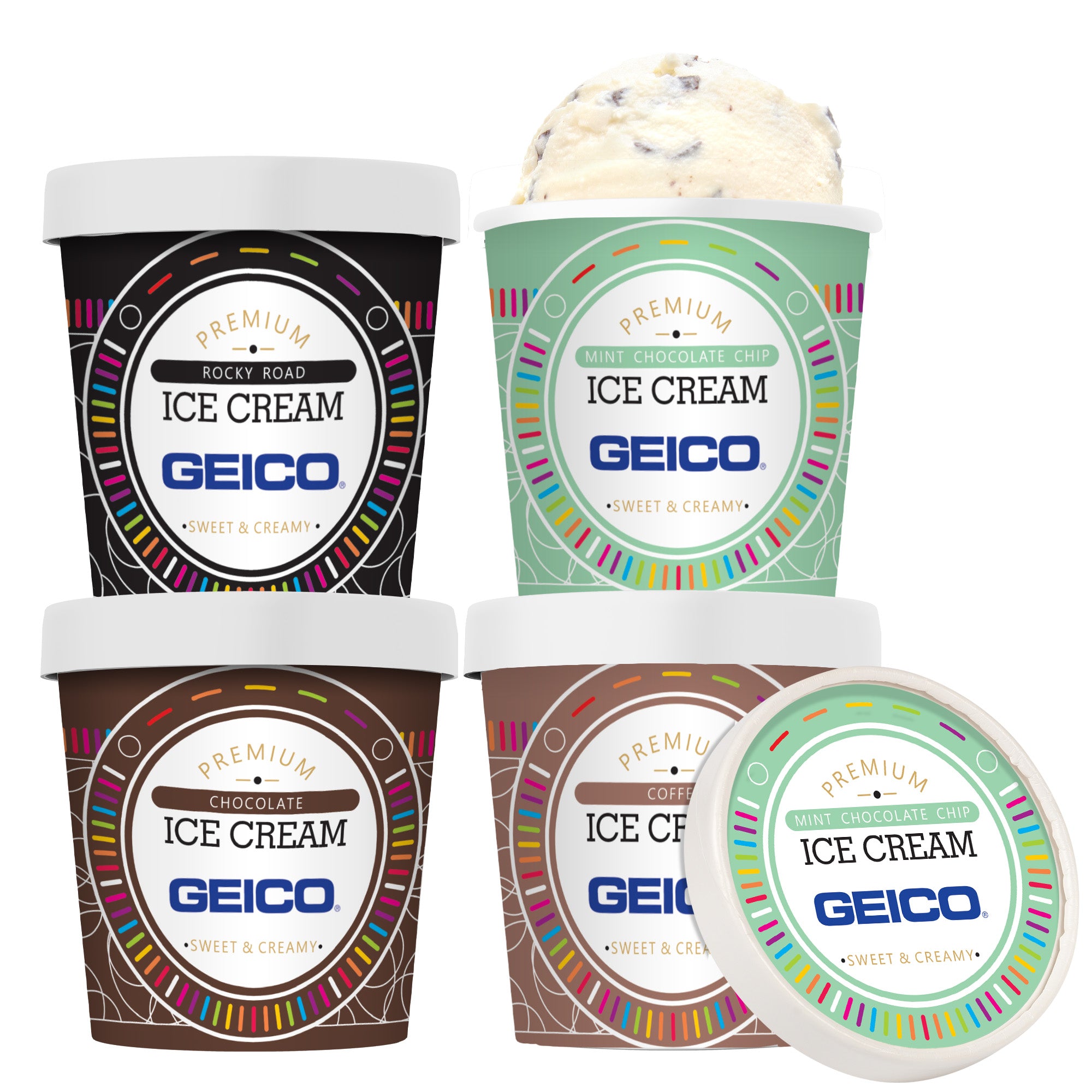 Handcrafted Ice Cream - 4 Pint Bundle