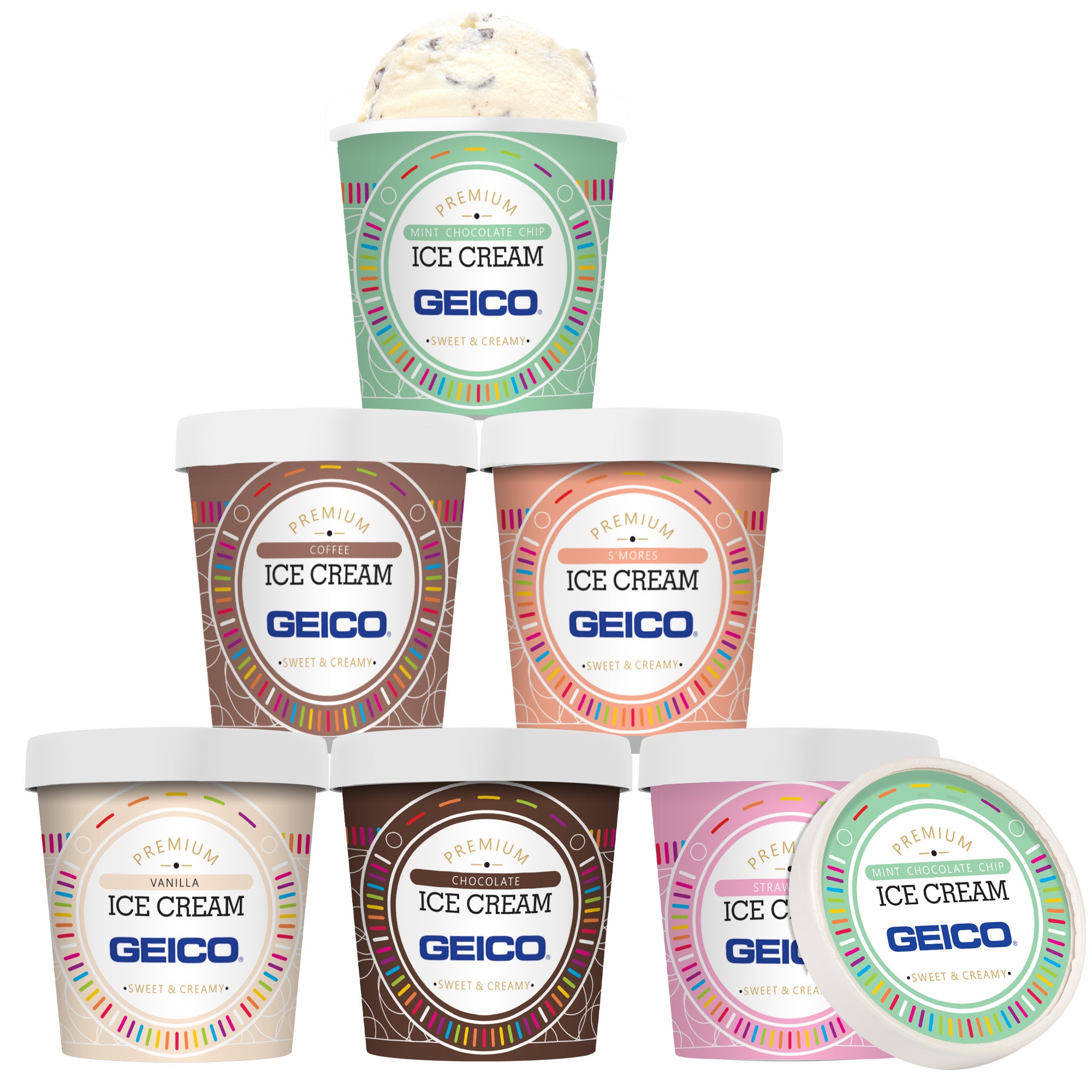 Handcrafted Ice Cream - 6 Pint Bundle