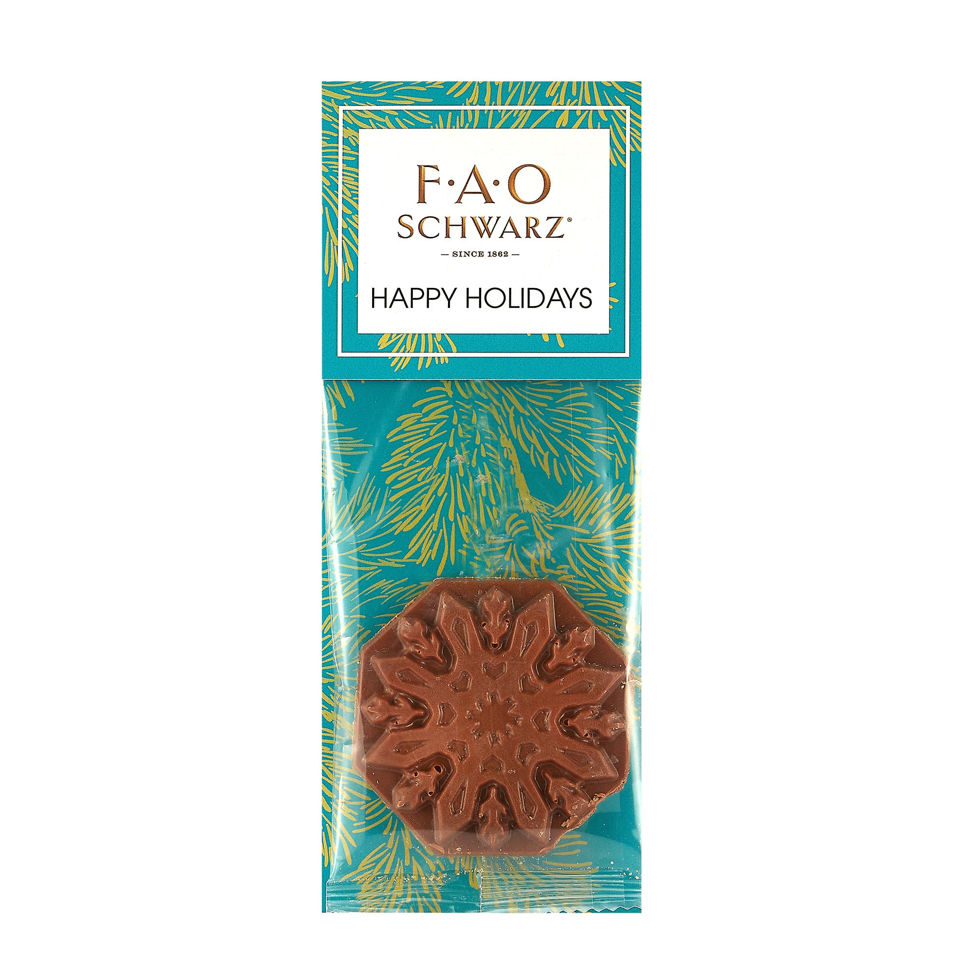 Belgian Chocolate Holiday Icons in Billboard-Style Header Bag