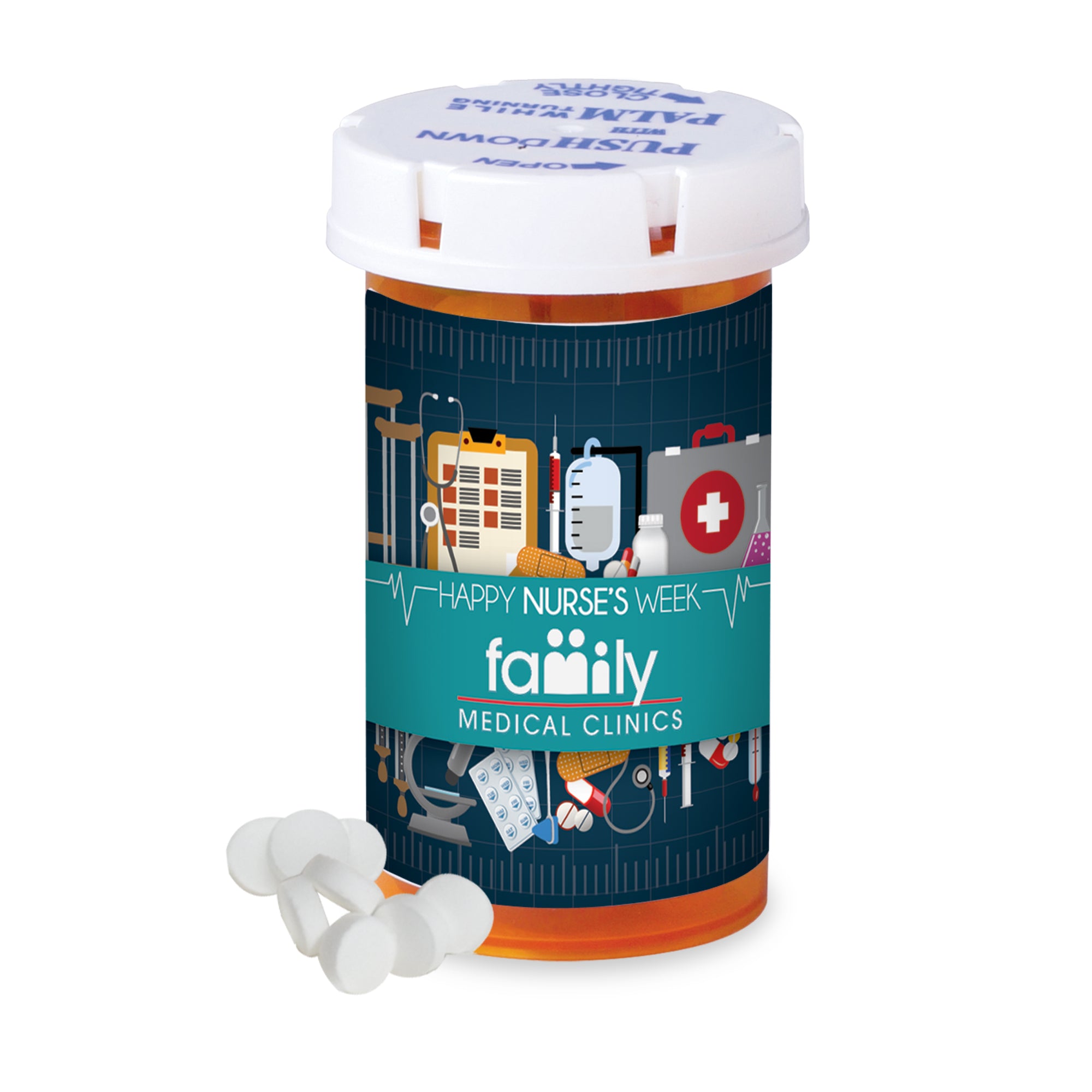 Nurse's Week Pill Bottle