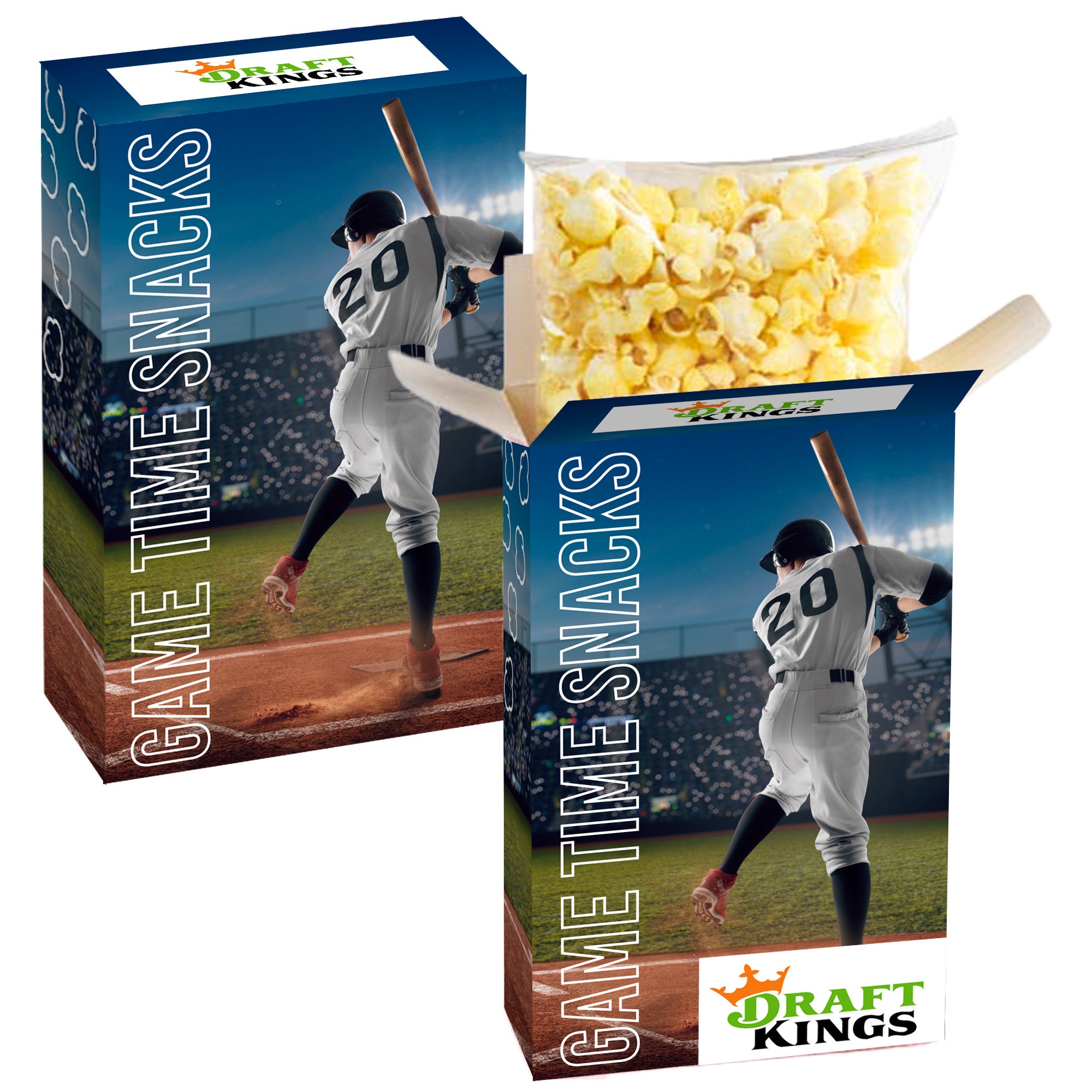 Baseball Popcorn & Snack Boxes