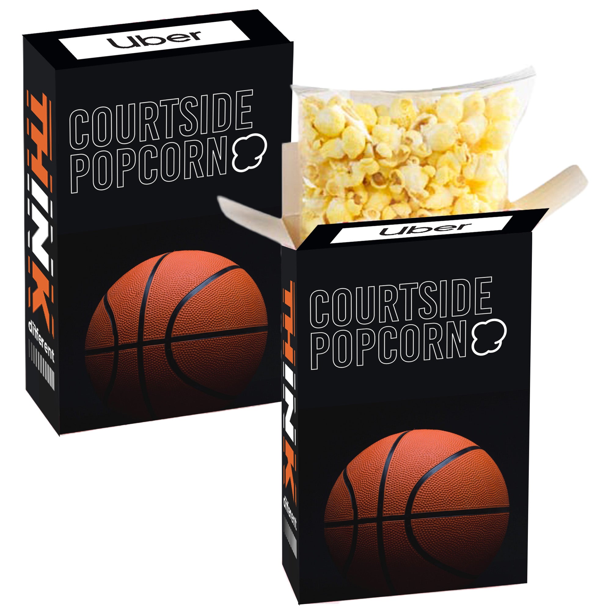 Basketball Concession Snack Popcorn Box