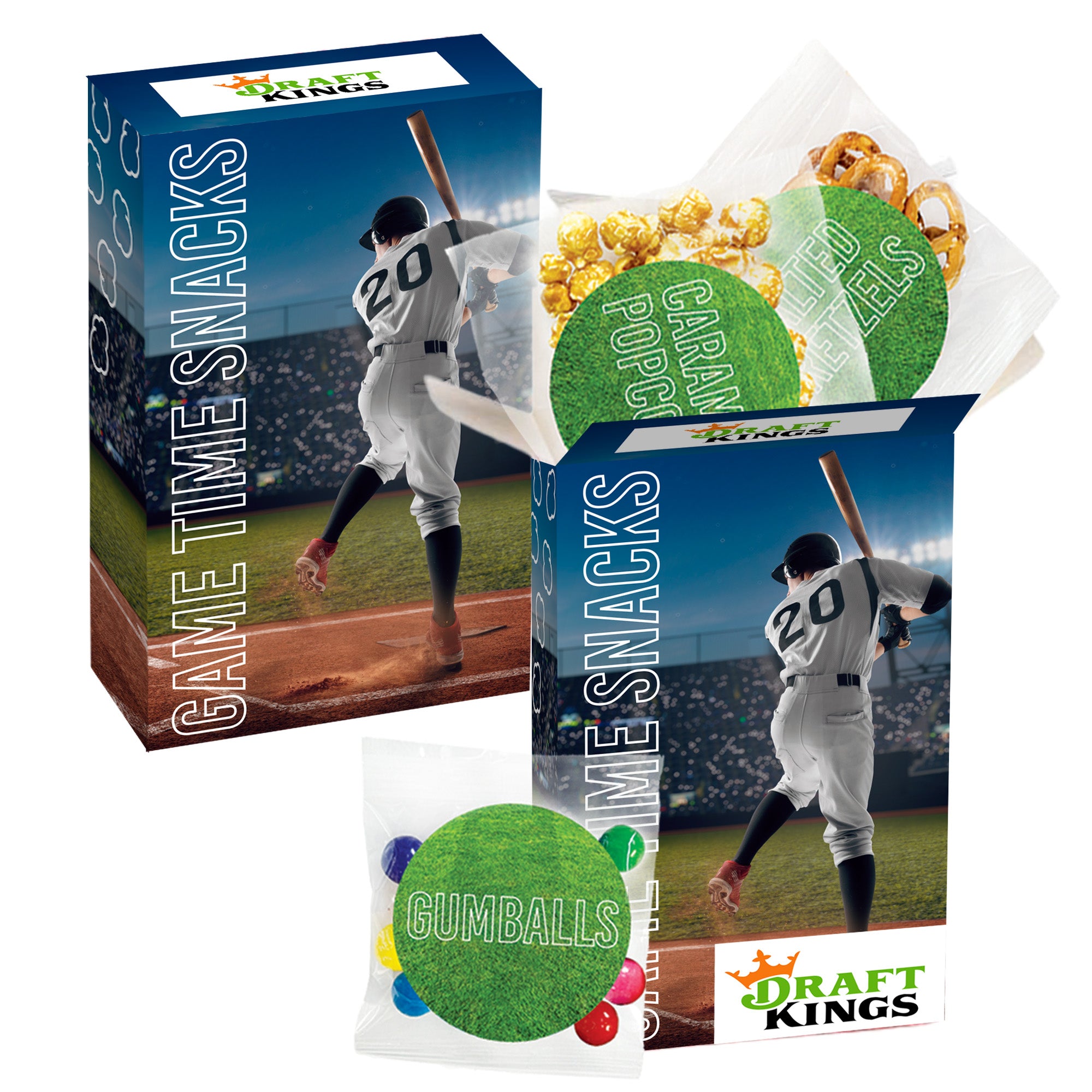 Baseball Popcorn & Snack Boxes