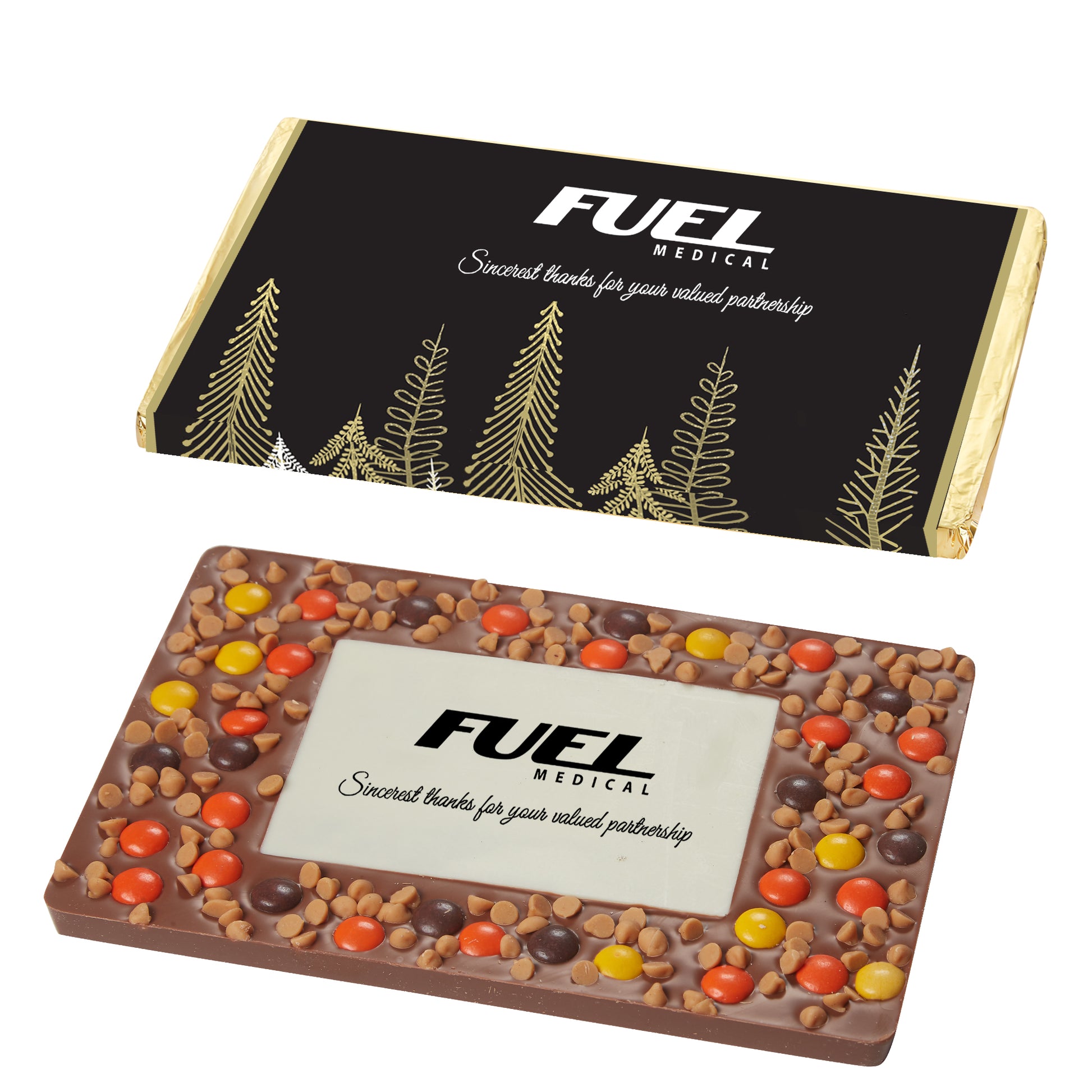 One Pound Custom Belgian Chocolate Bar